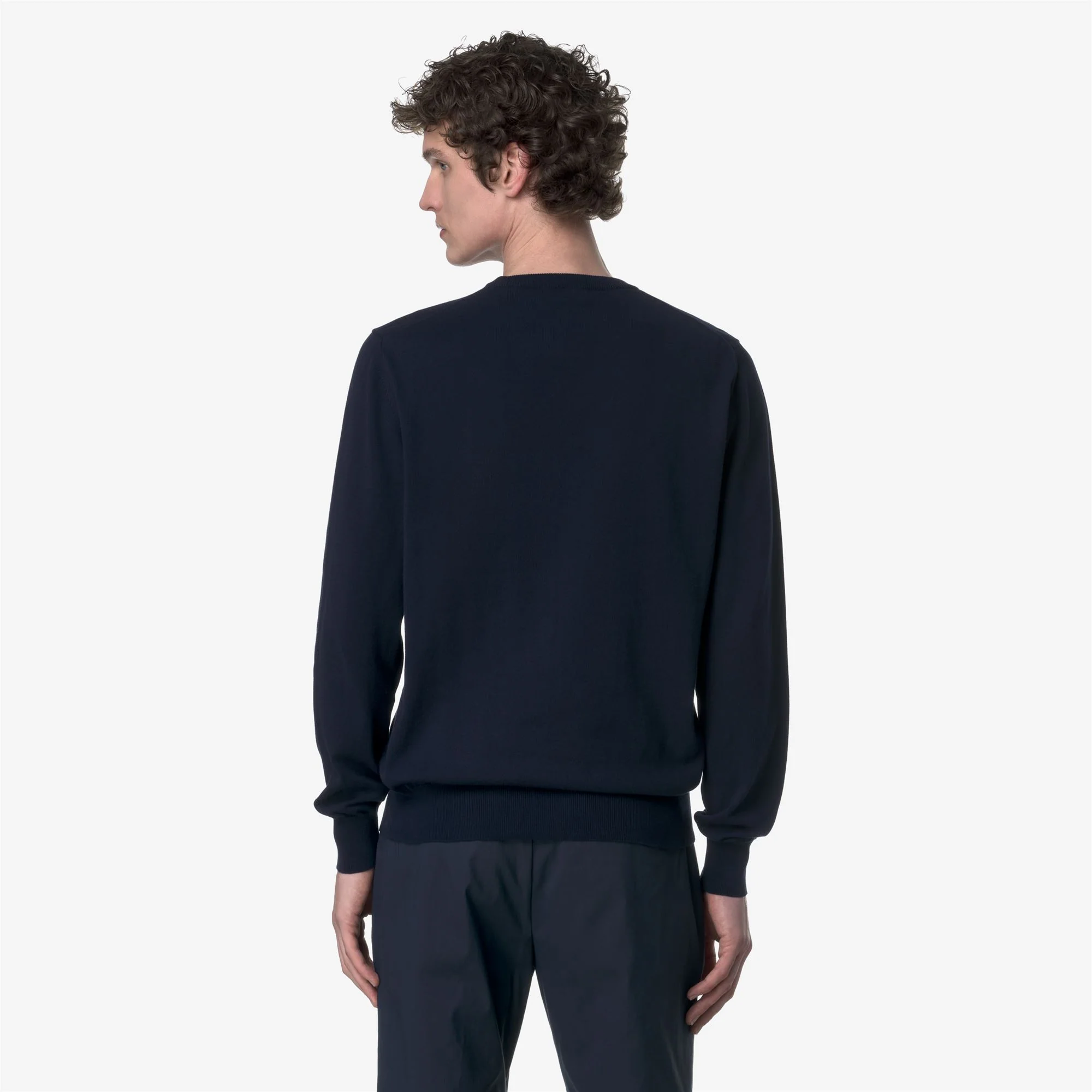 SEBASTIEN COTTON PS - KNITWEAR - Pull  Over - Man - BLUE DEPTH - Image 5
