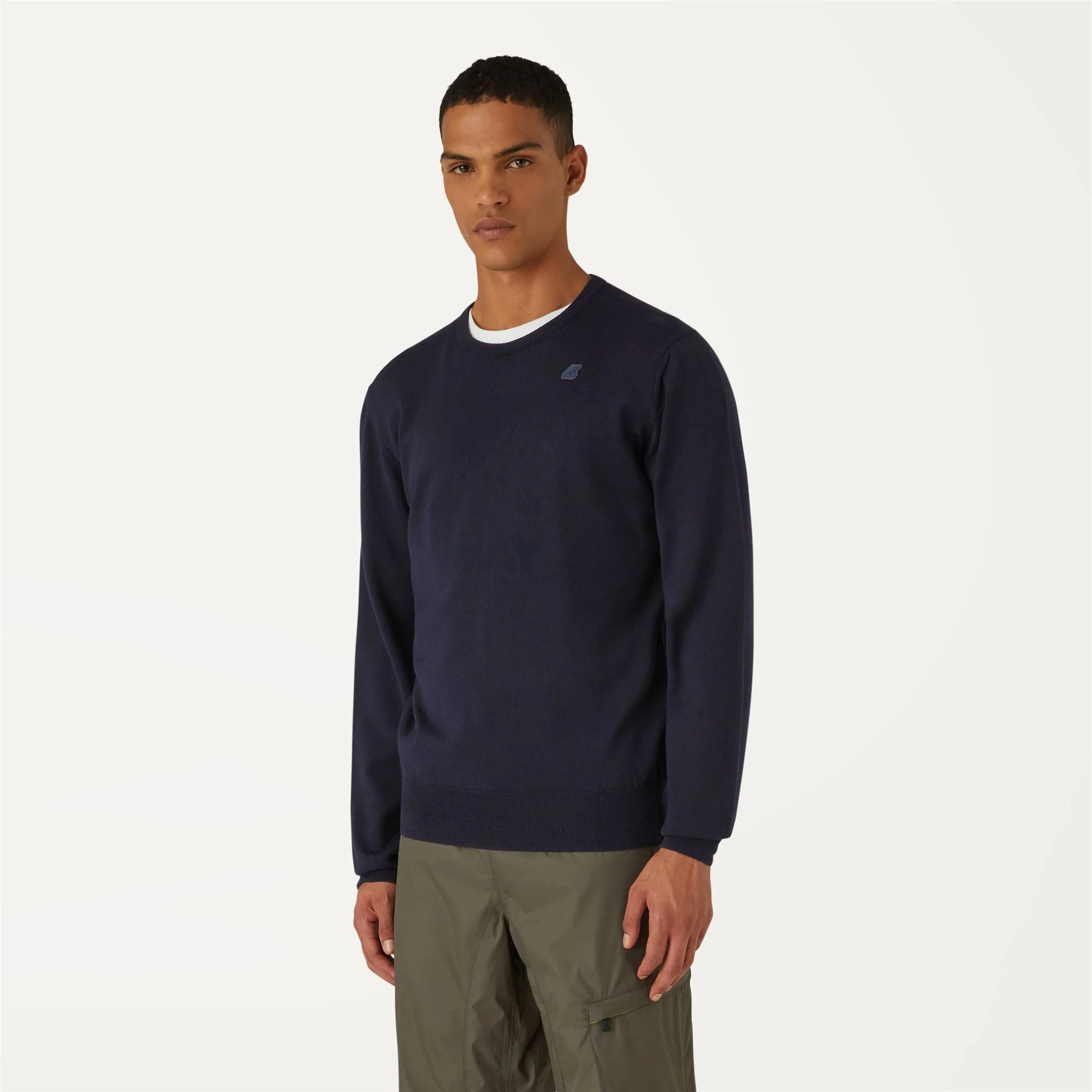 SEBASTIEN MERINO - KNITWEAR - Pull Over - Man - BLUE DEPTH - Image 3