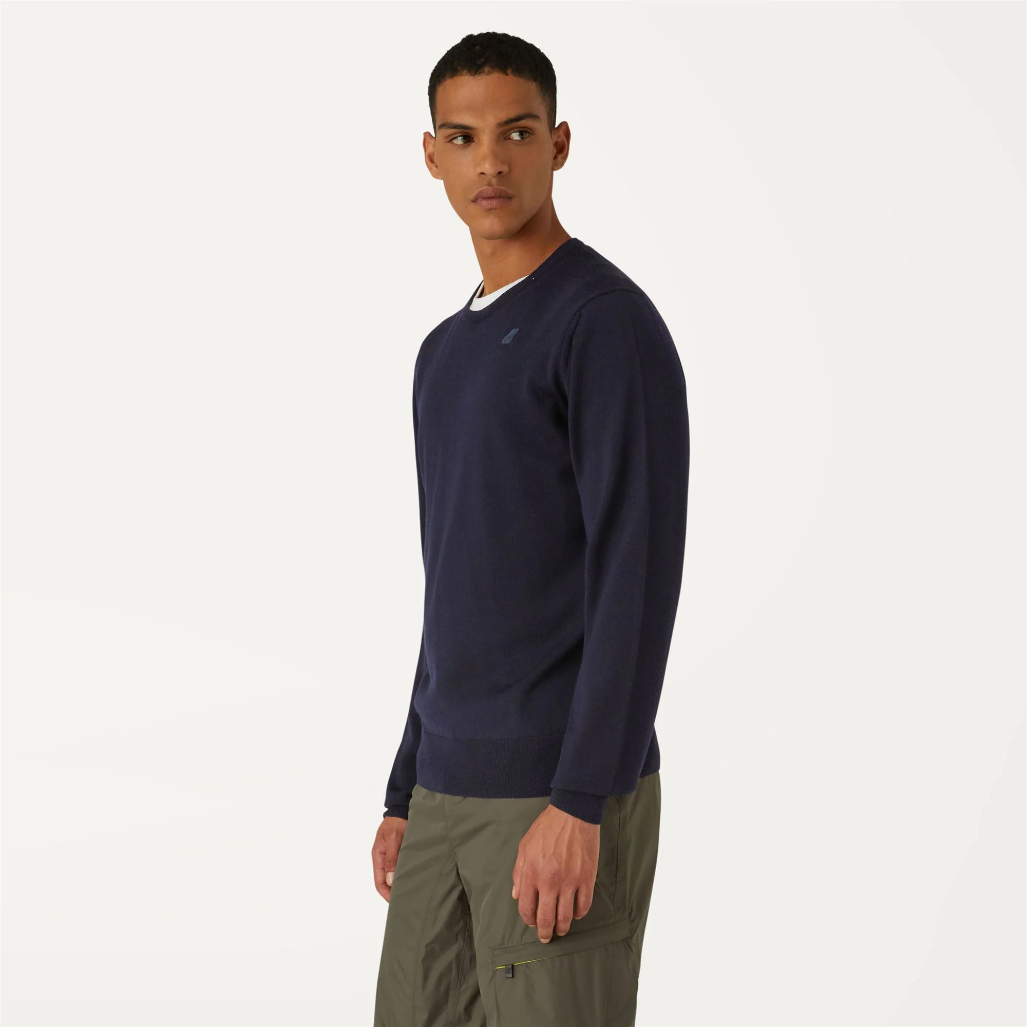 SEBASTIEN MERINO - KNITWEAR - Pull Over - Man - BLUE DEPTH - Image 4