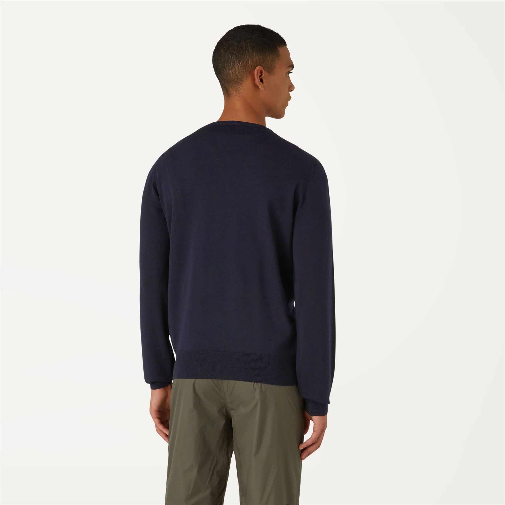 SEBASTIEN MERINO - KNITWEAR - Pull Over - Man - BLUE DEPTH - Image 5