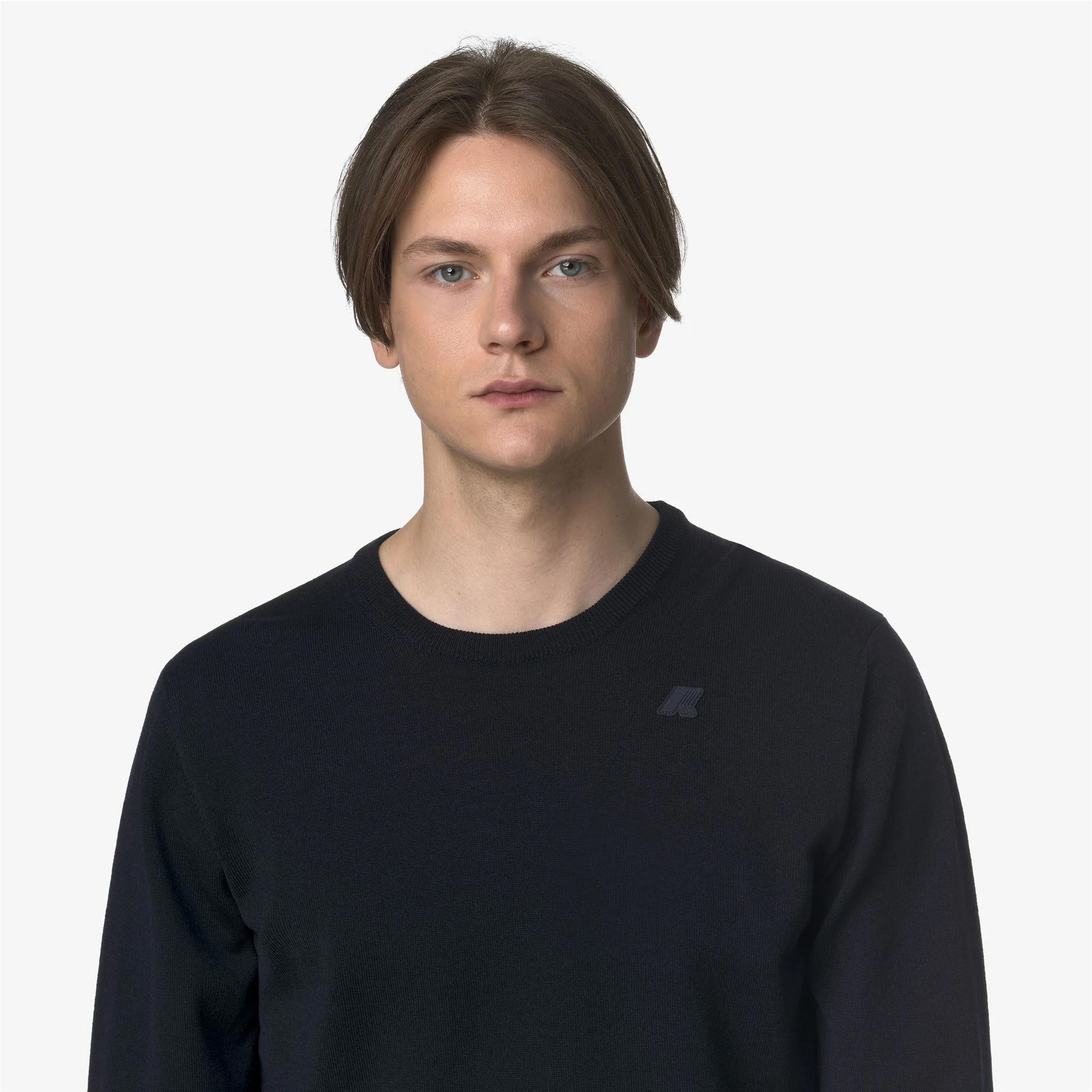 SEBASTIEN MERINO - KNITWEAR - Pull  Over - Man - BLUE DEPTH - Image 2