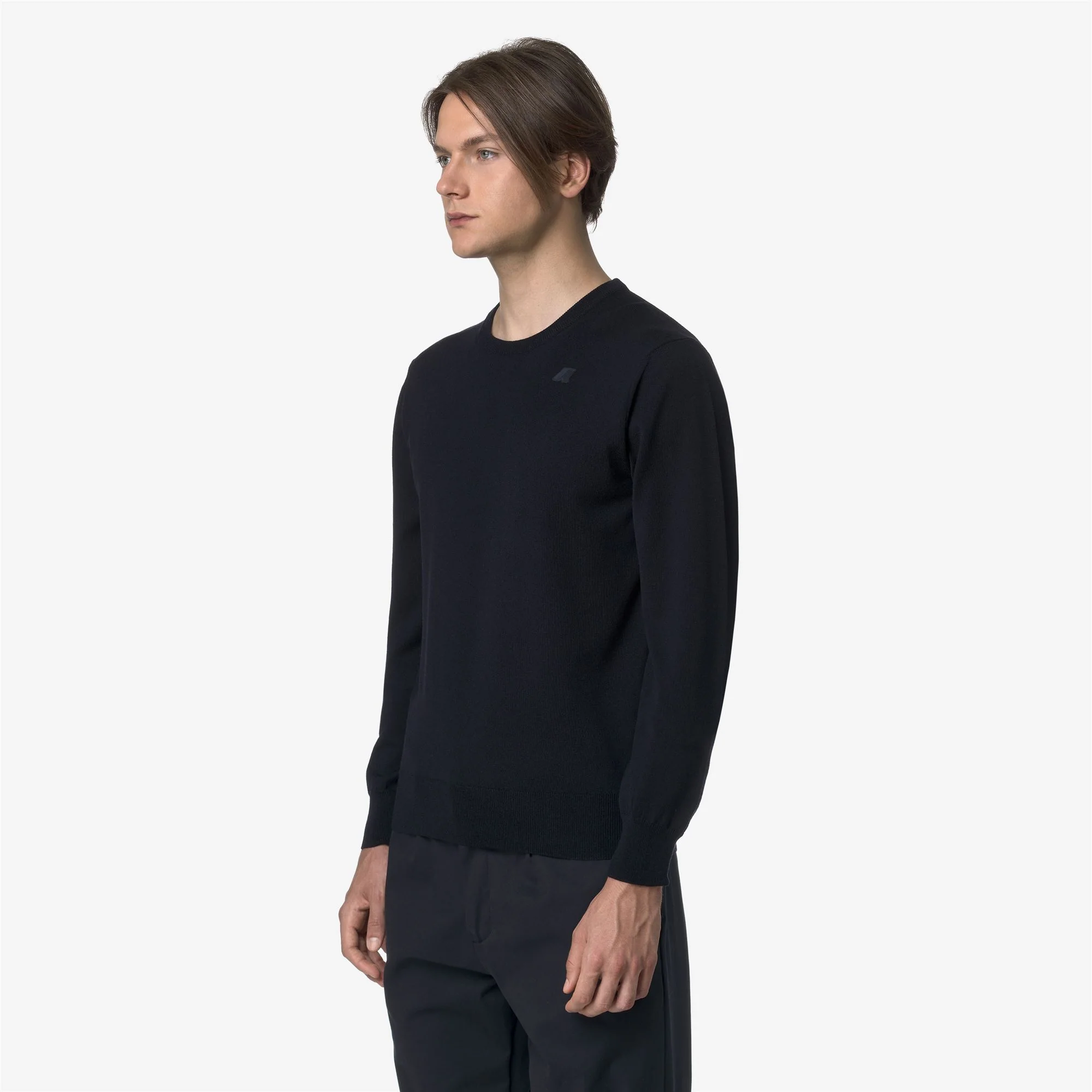SEBASTIEN MERINO - KNITWEAR - Pull  Over - Man - BLUE DEPTH - Image 4
