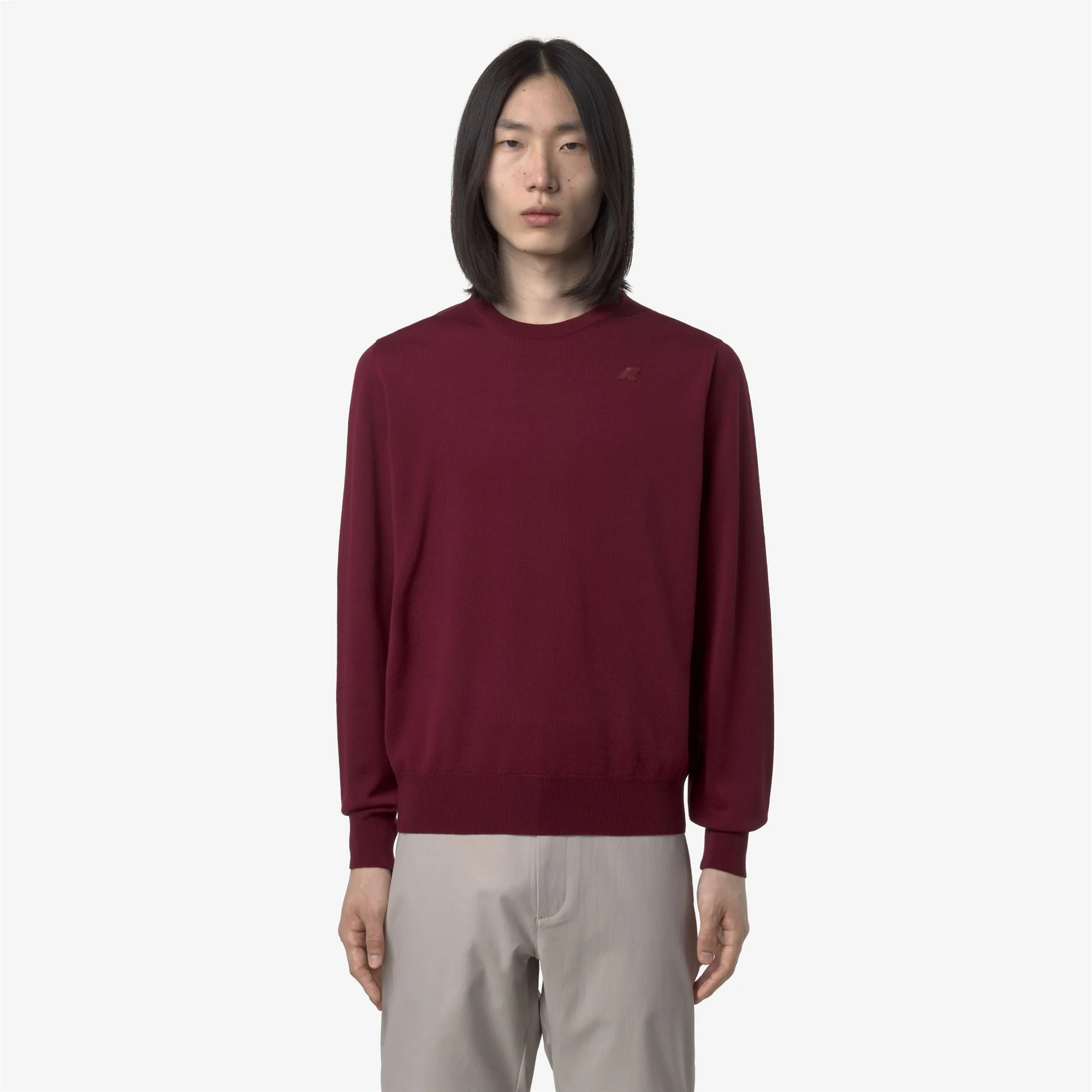 SEBASTIEN MERINO - KNITWEAR - Pull  Over - Man - RED RODODENDRO - Image 3