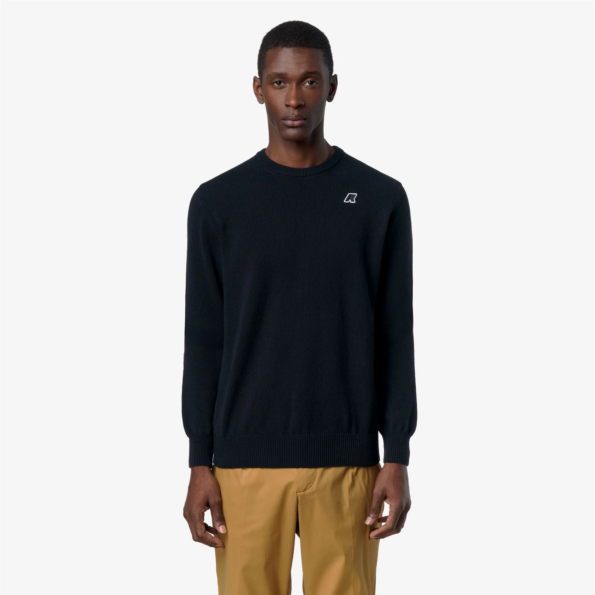 SEBASTIEN MIX COTTON GOLF - KNITWEAR - Pull  Over - Man - BLUE DEPTH BW - Image 3
