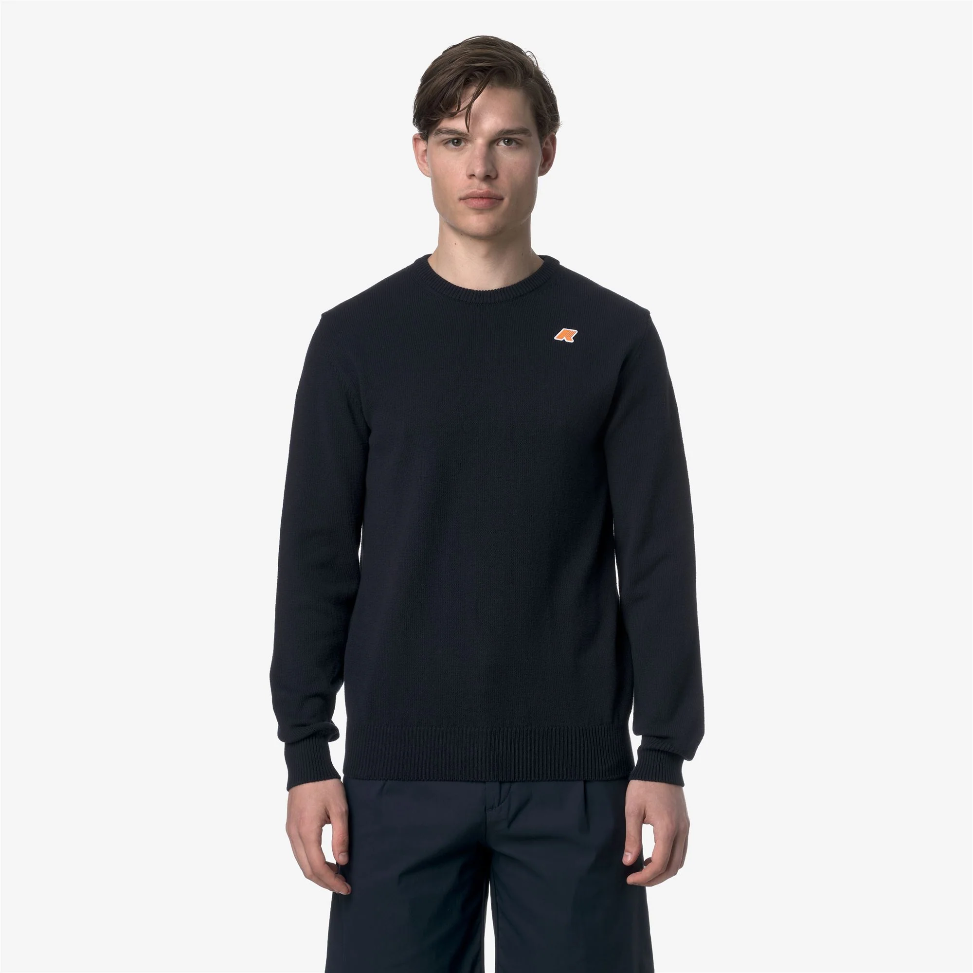 SEBASTIEN MIX COTTON GOLF - KNITWEAR - Pull  Over - Man - BLUE DEPTH - Image 3