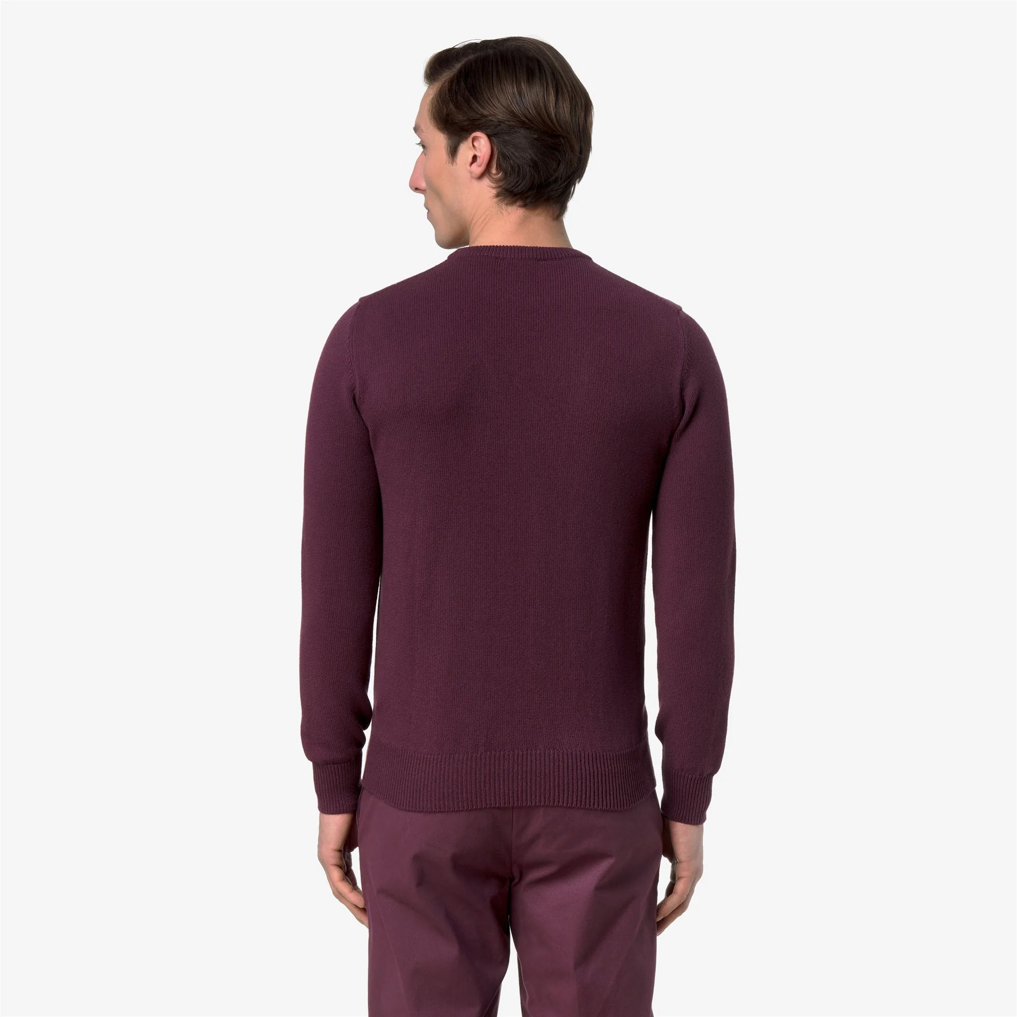 SEBASTIEN MIX COTTON GOLF - KNITWEAR - Pull  Over - Man - VIOLET MAUVE WINE - Image 5