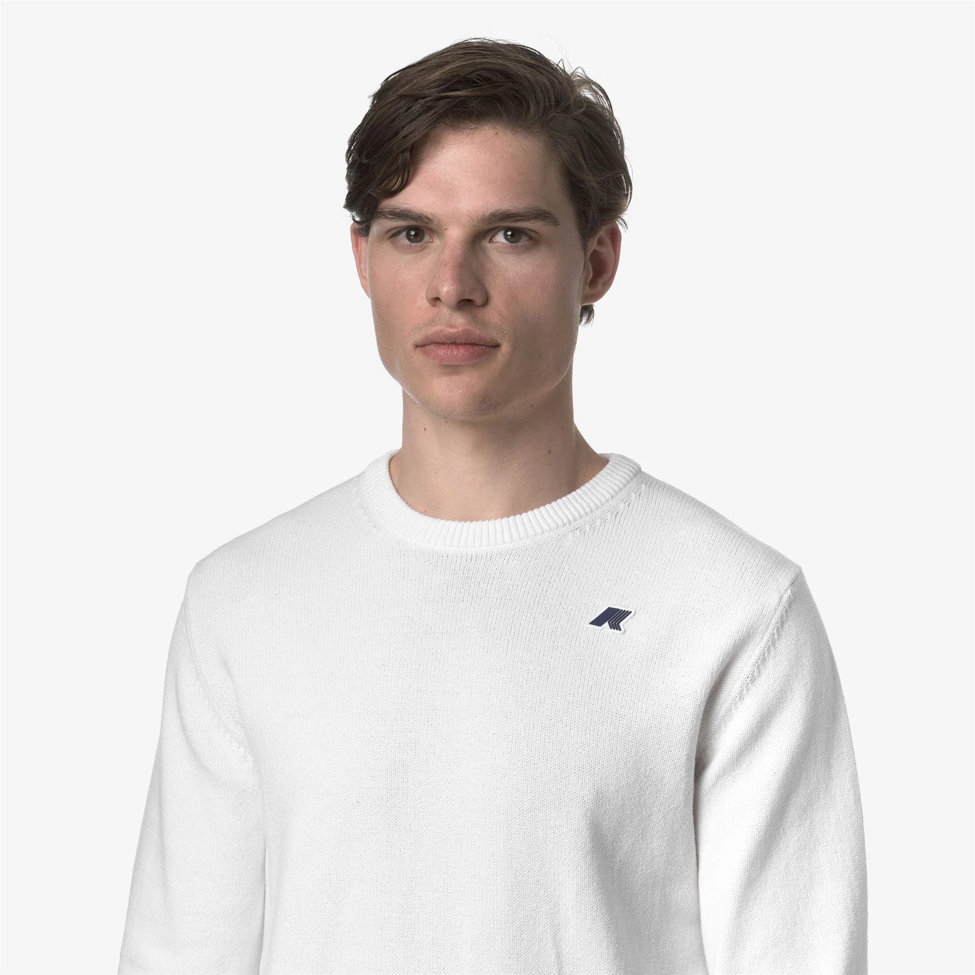 SEBASTIEN MIX COTTON GOLF - KNITWEAR - Pull  Over - Man - WHITE BRIGHT - Image 2
