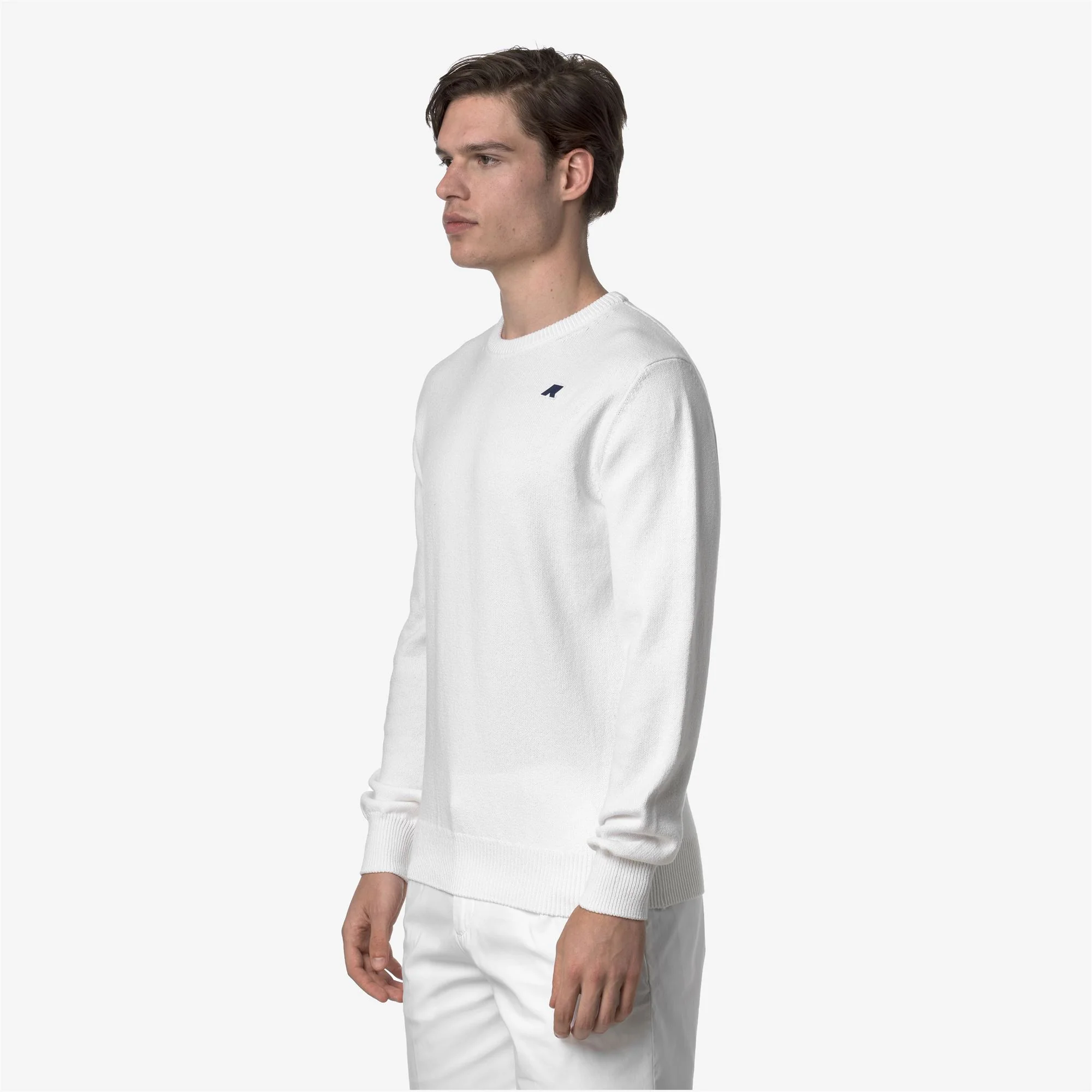 SEBASTIEN MIX COTTON GOLF - KNITWEAR - Pull  Over - Man - WHITE BRIGHT - Image 4
