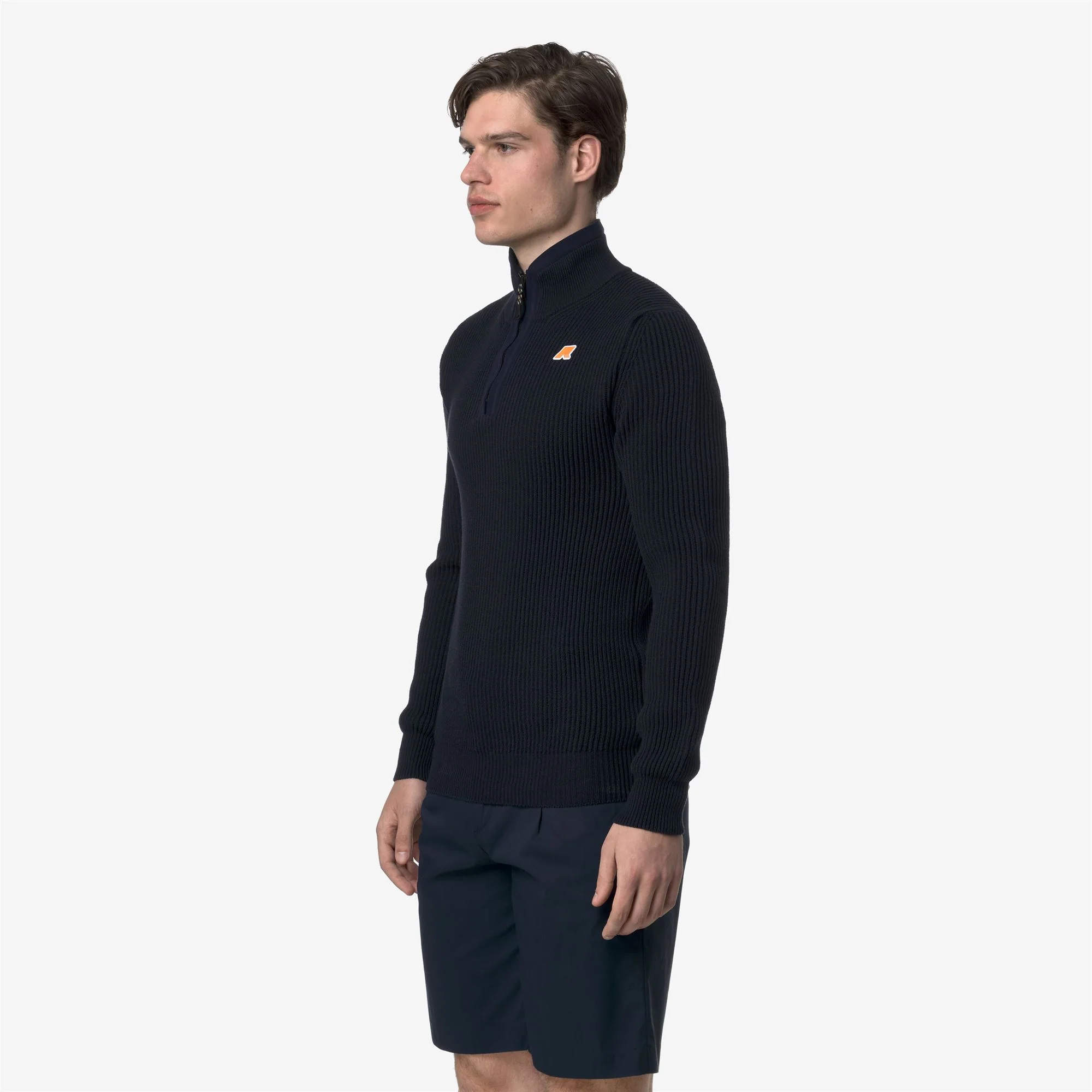 FINNET MIX COTTON - KNITWEAR - Pull  Over - Unisex - BLUE DEPTH - Image 4