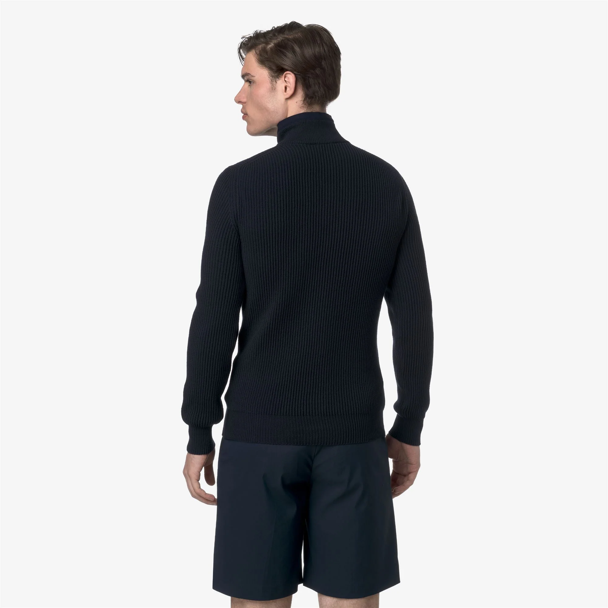 FINNET MIX COTTON - KNITWEAR - Pull  Over - Unisex - BLUE DEPTH - Image 5
