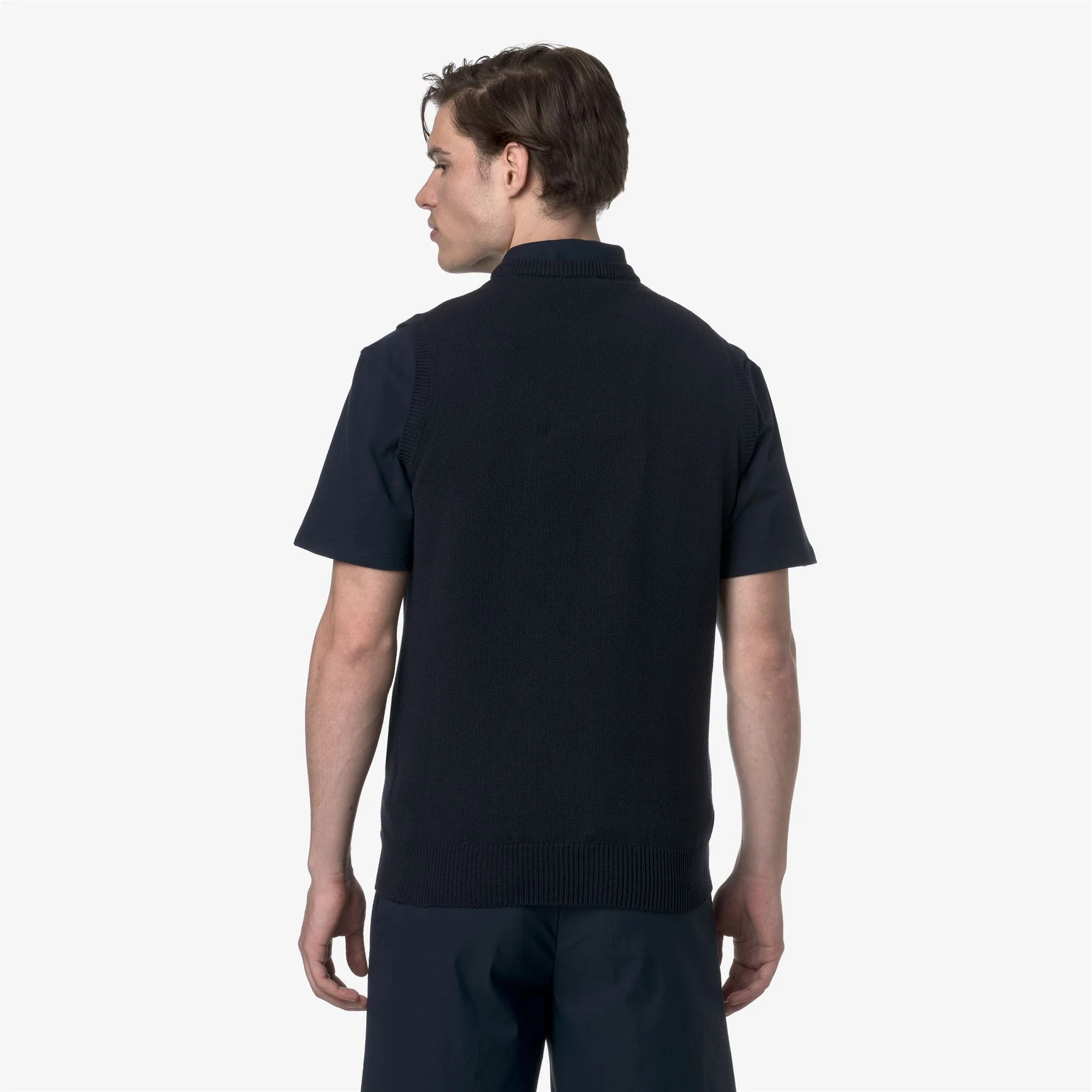 JEANO MIX COTTON GOLF - KNITWEAR - Vest - Unisex - BLUE DEPTH BW - Image 5