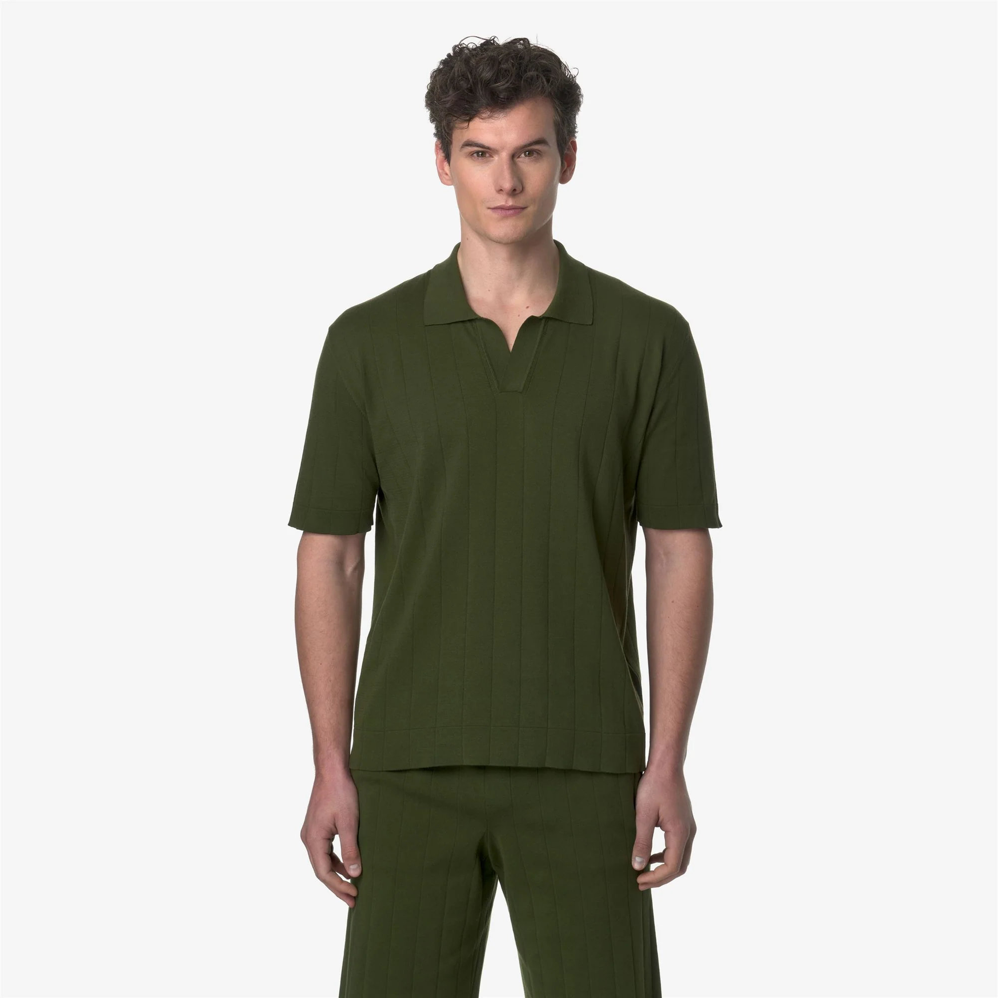 PLEYNEL KNITTED - KNITWEAR - Polo - Unisex - GREEN SPHAGNUM - Image 3