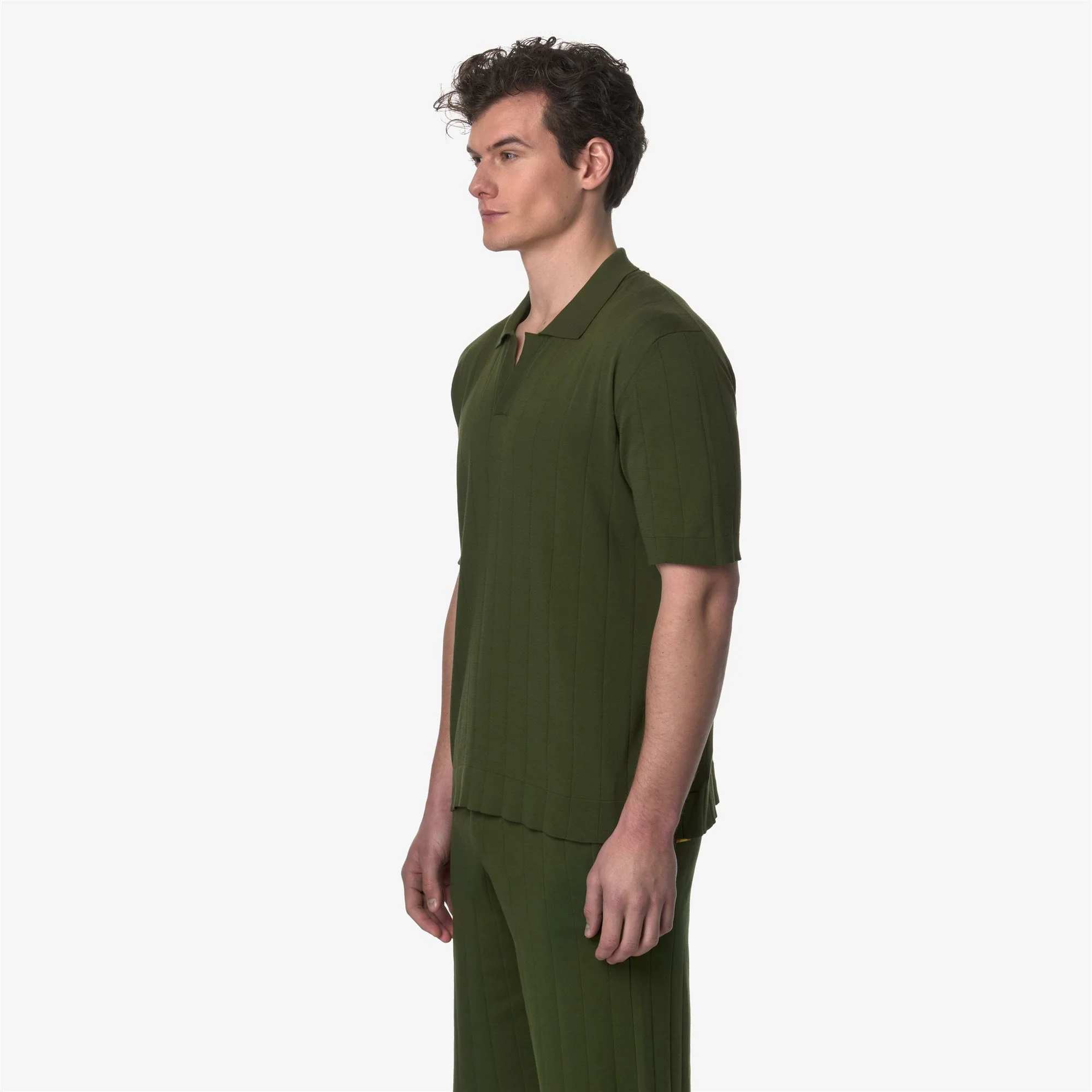 PLEYNEL KNITTED - KNITWEAR - Polo - Unisex - GREEN SPHAGNUM - Image 4