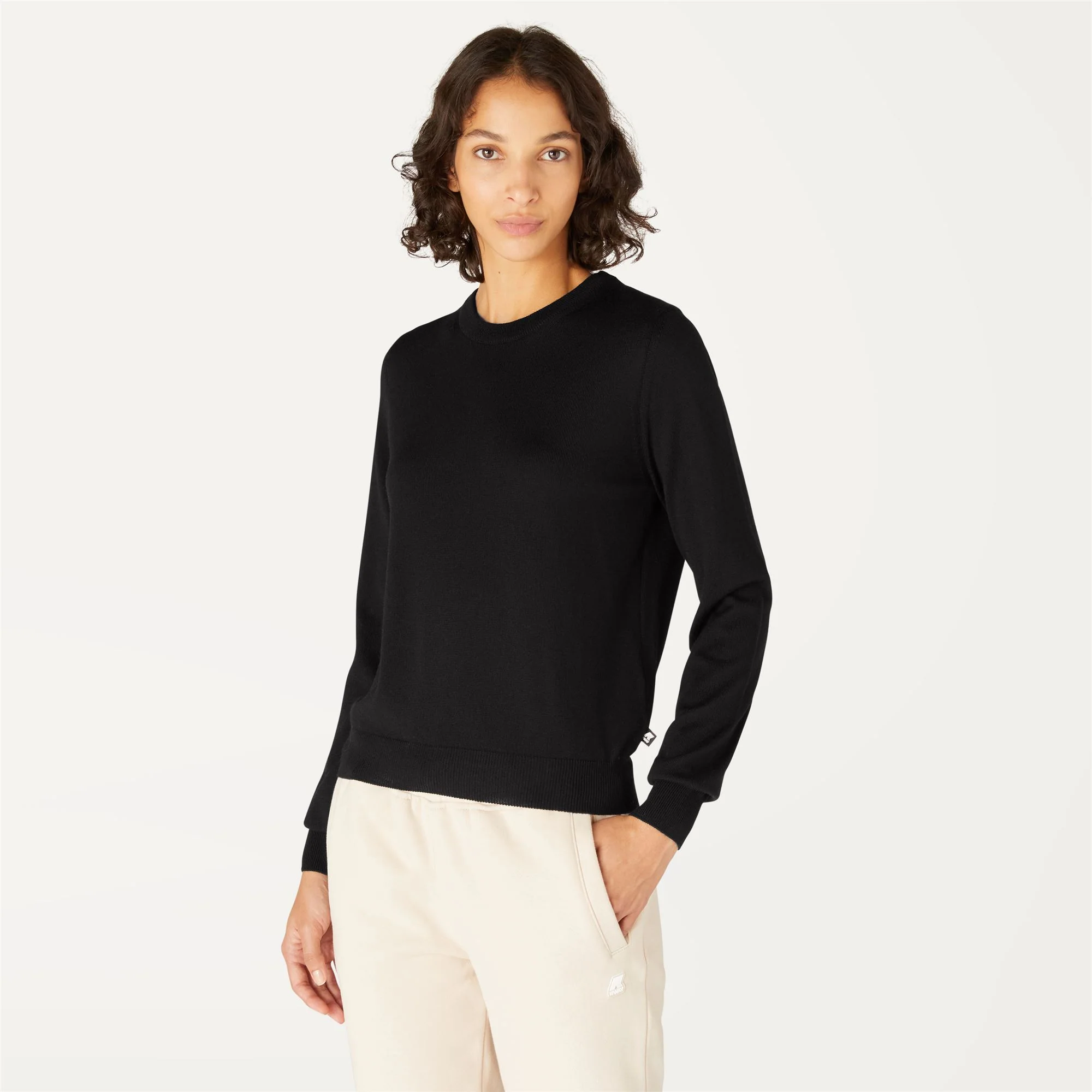 ABBI MERINO - KNITWEAR - Pull Over - Woman - BLACK PURE - Image 3