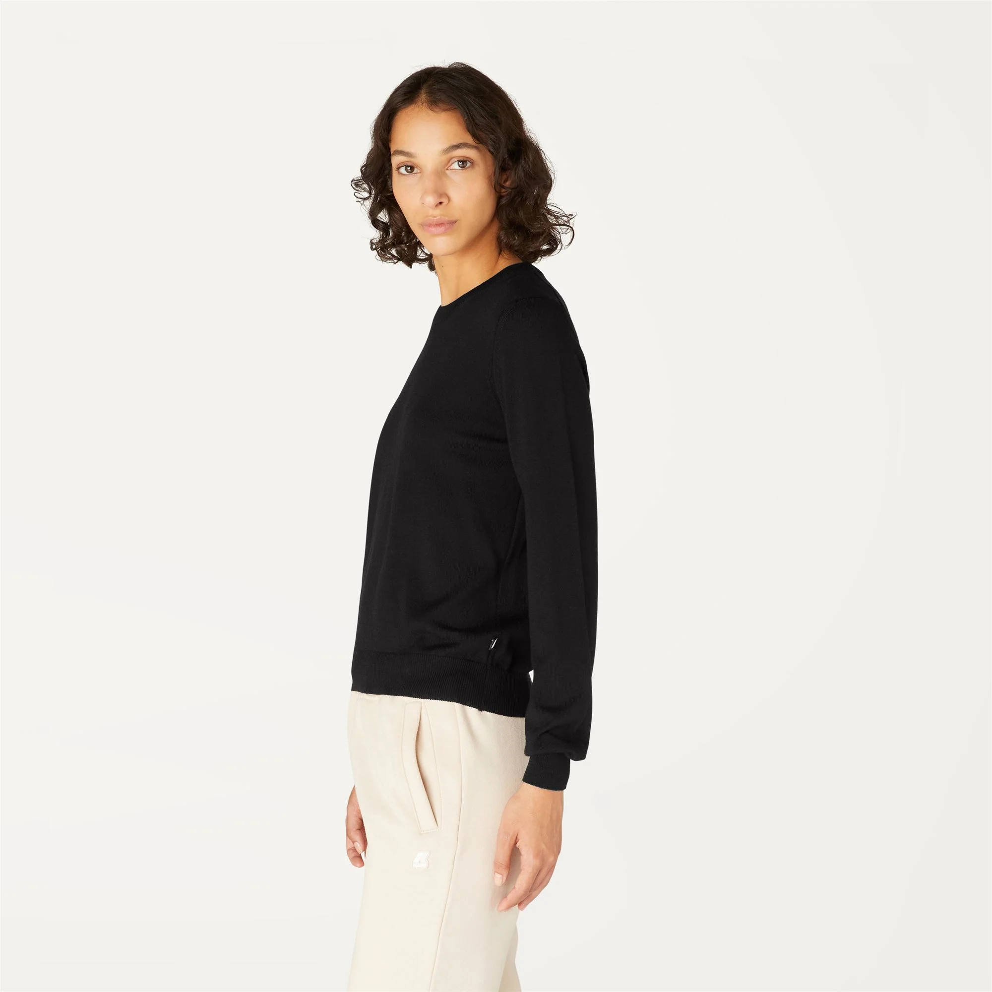 ABBI MERINO - KNITWEAR - Pull Over - Woman - BLACK PURE - Image 4