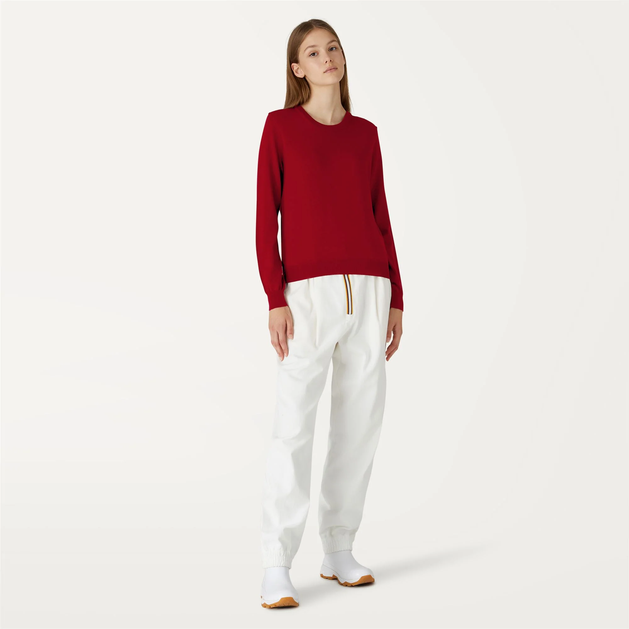ABBI MERINO - KNITWEAR - Pull  Over - Woman - RED DK TOMATO - Image 3