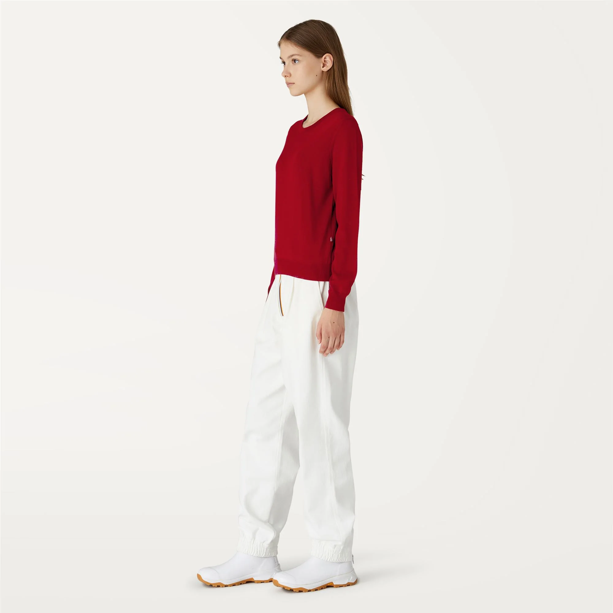 ABBI MERINO - KNITWEAR - Pull  Over - Woman - RED DK TOMATO - Image 4