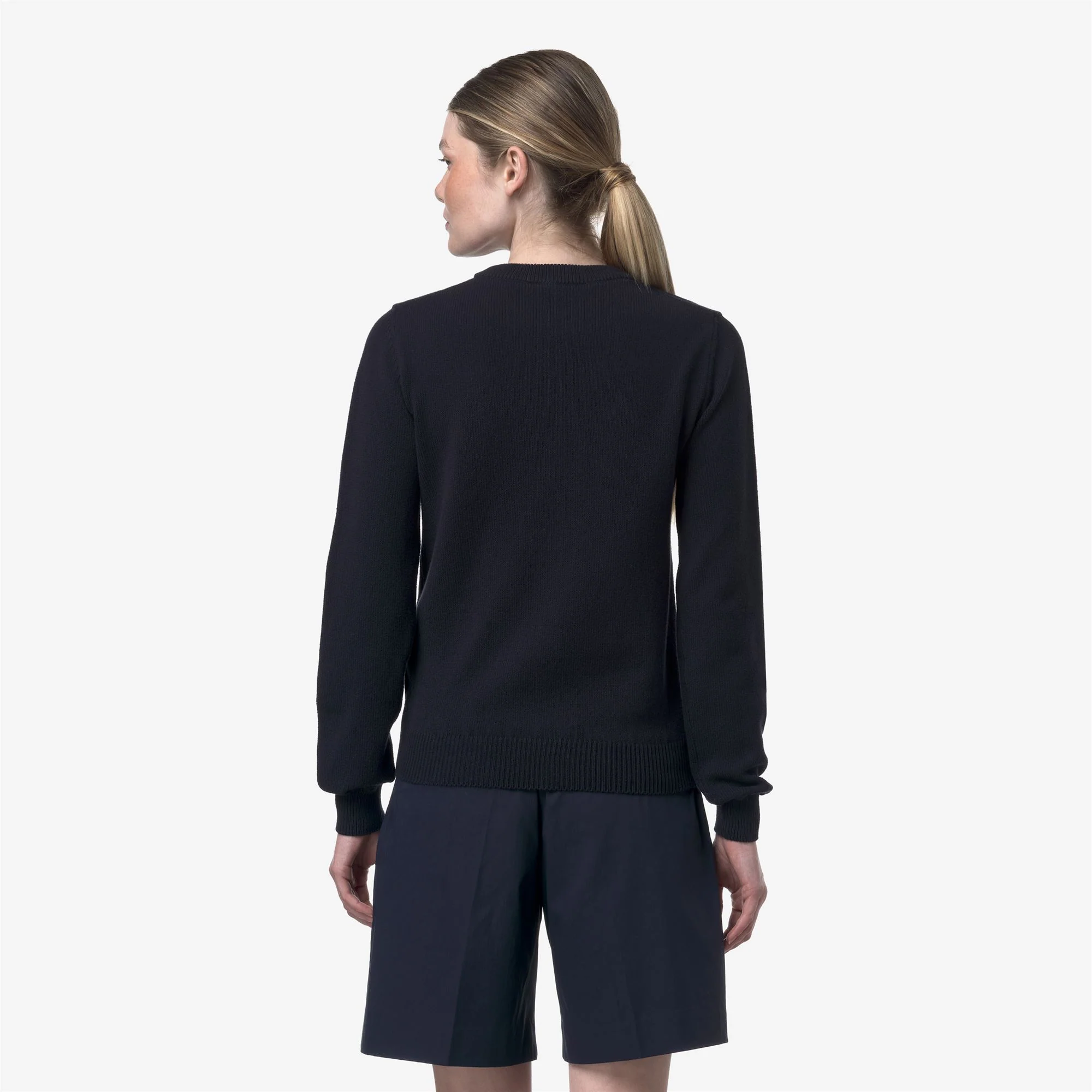 ABBIS MIX COTTON GOLF - KNITWEAR - Pull  Over - Woman - BLUE DEPTH BW - Image 5