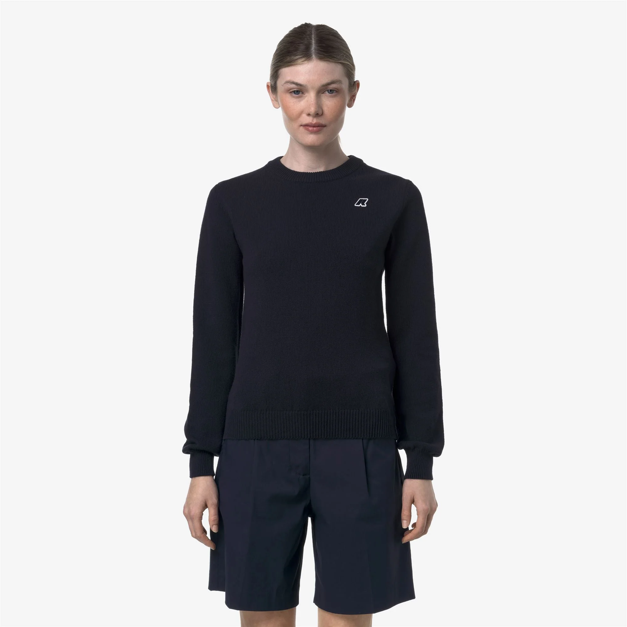 ABBIS MIX COTTON GOLF - KNITWEAR - Pull  Over - Woman - BLUE DEPTH - Image 3