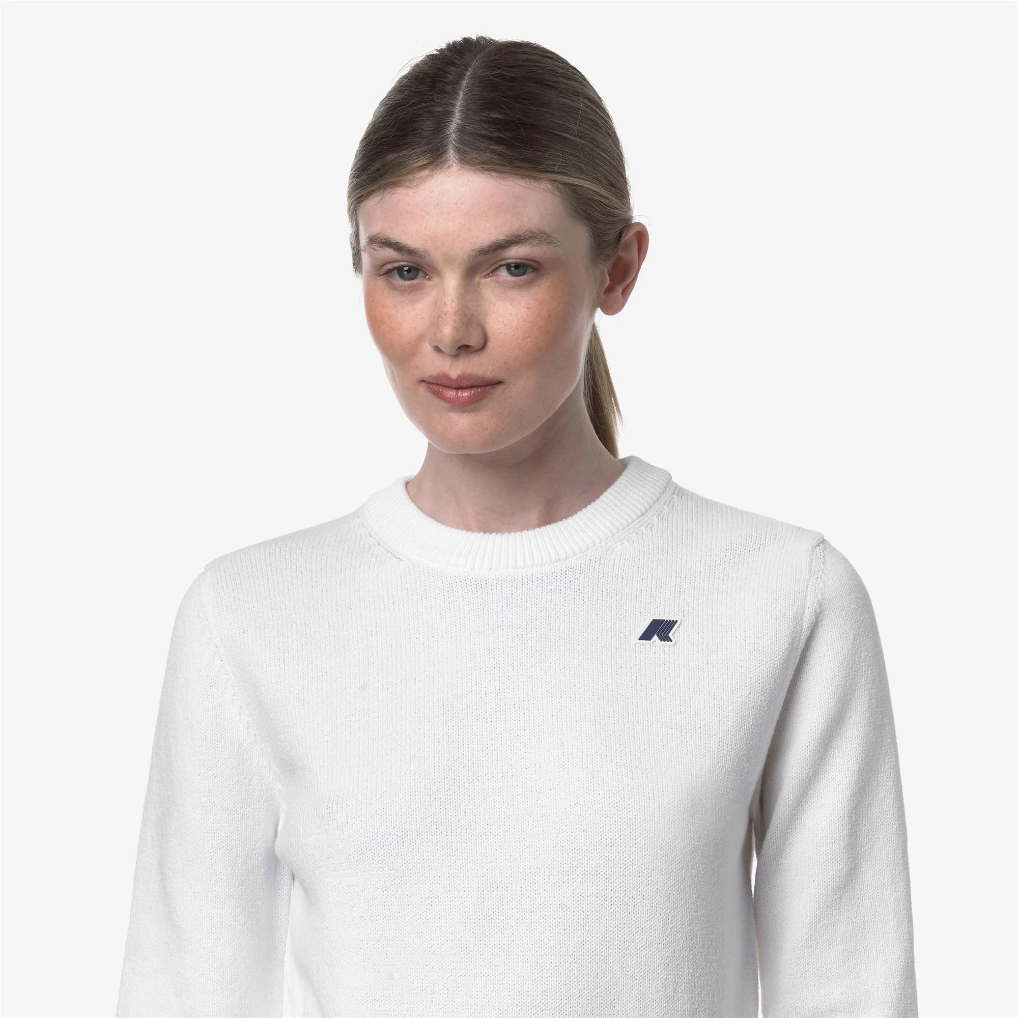 ABBIS MIX COTTON GOLF - KNITWEAR - Pull  Over - Woman - WHITE BRIGHT - Image 2