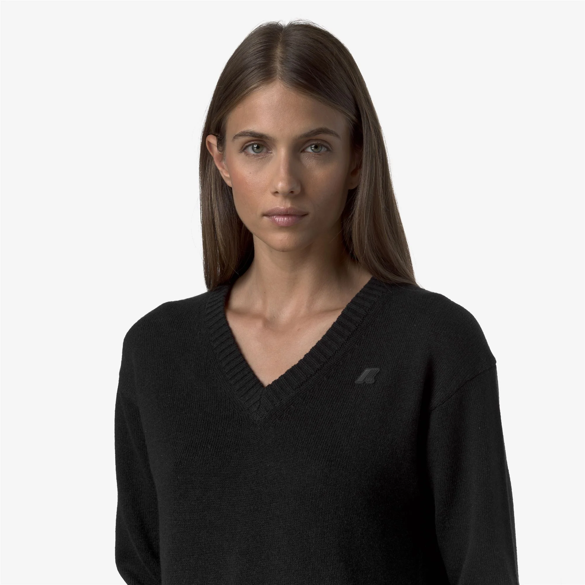 ADINE COTTON CASHMERE - KNITWEAR - Pull  Over - Woman - BLACK MEL - Image 2