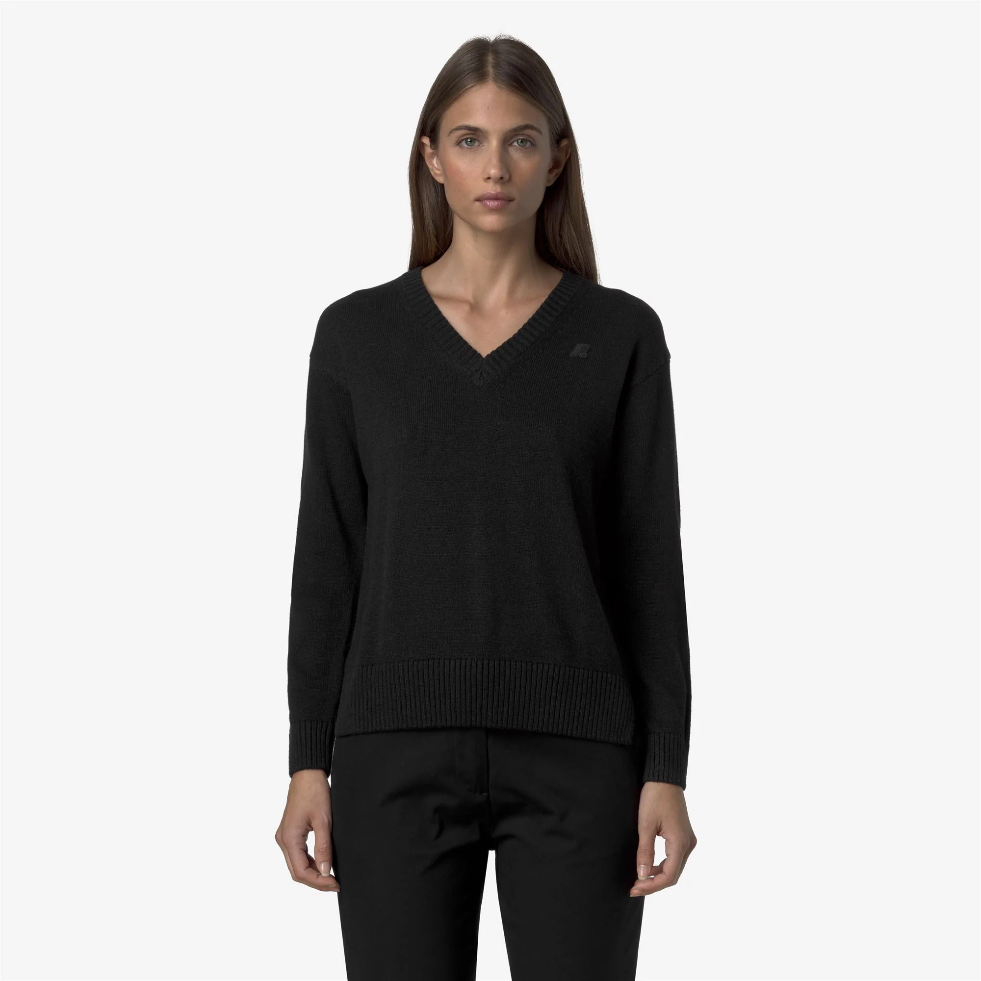 ADINE COTTON CASHMERE - KNITWEAR - Pull  Over - Woman - BLACK MEL - Image 3