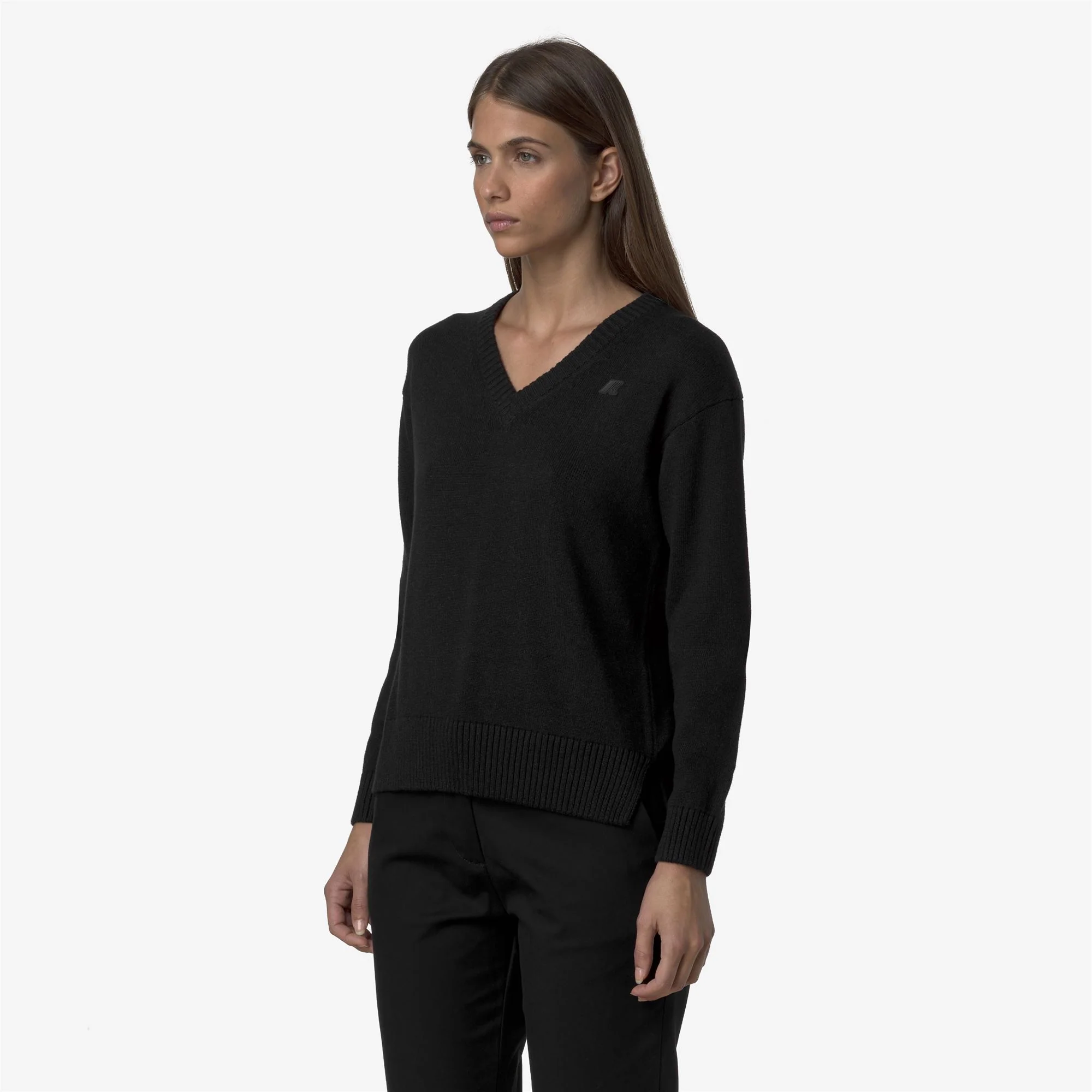ADINE COTTON CASHMERE - KNITWEAR - Pull  Over - Woman - BLACK MEL - Image 4