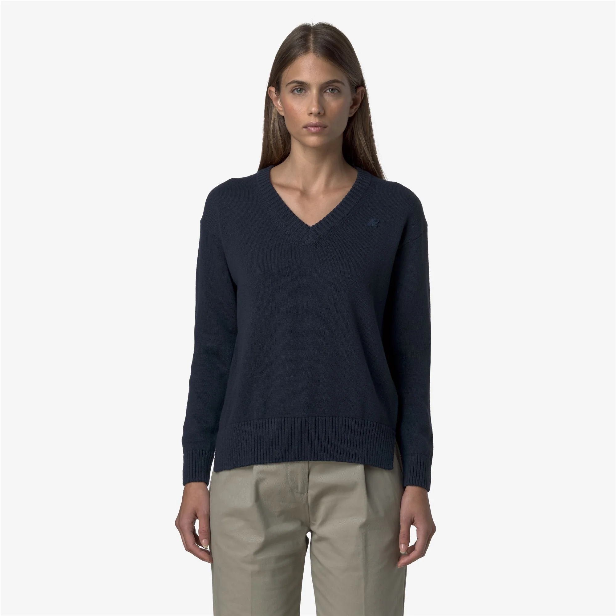 ADINE COTTON CASHMERE - KNITWEAR - Pull  Over - Woman - BLUE DRESS - Image 3