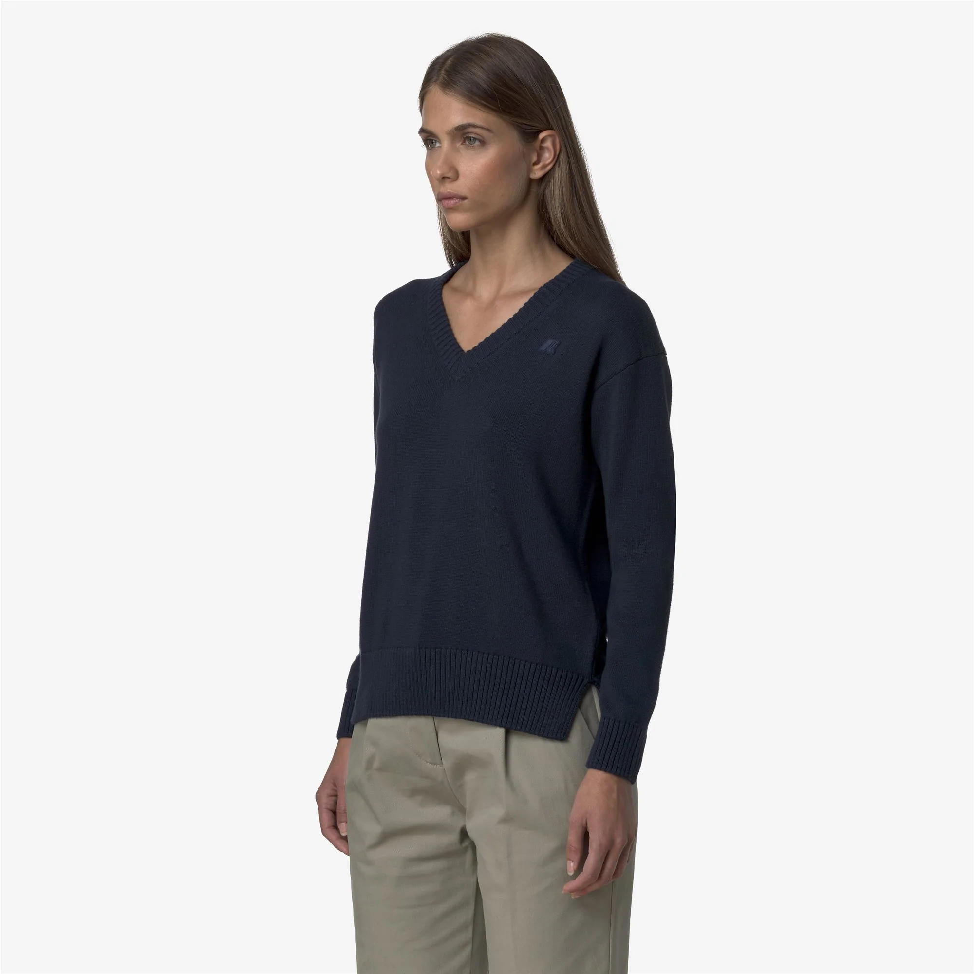 ADINE COTTON CASHMERE - KNITWEAR - Pull  Over - Woman - BLUE DRESS - Image 4
