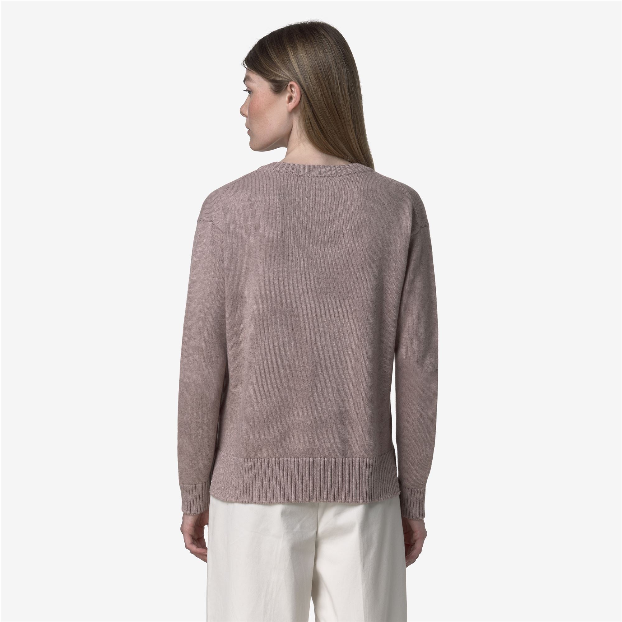 ADINE COTTON CASHMERE - KNITWEAR - Pull  Over - Woman - PINK FAWN MEL - Image 5