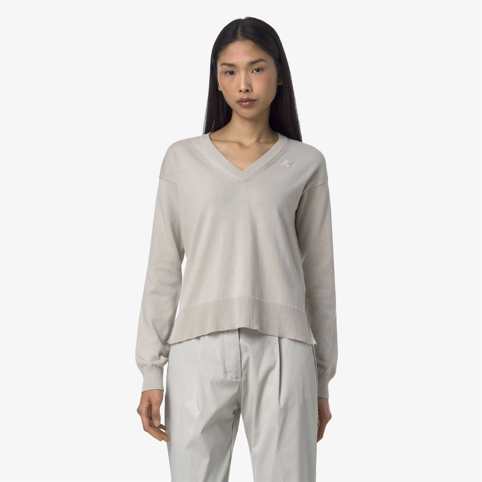 ADINE COTTON PS - KNITWEAR - Pull  Over - Woman - BEIGE LT - Image 3