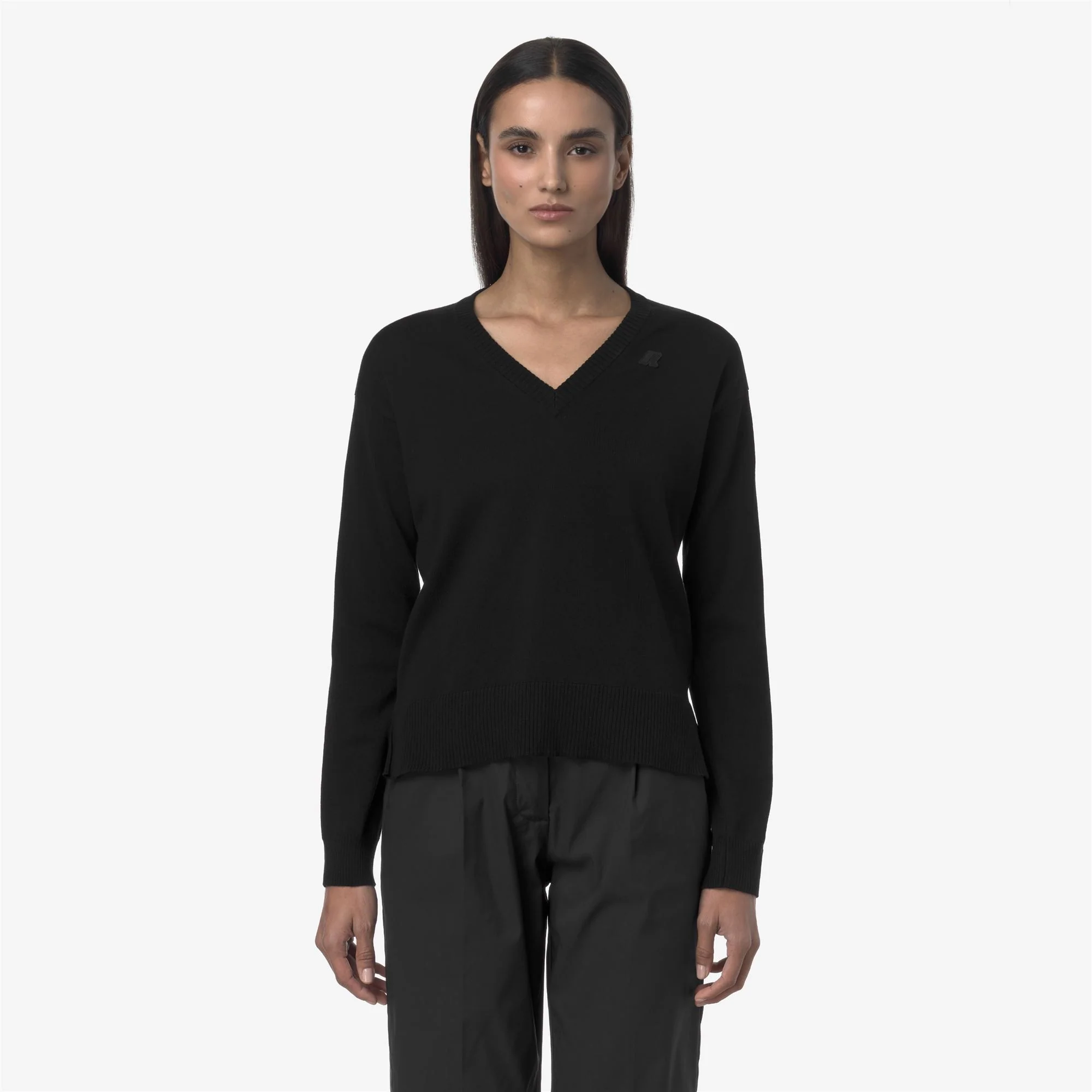 ADINE COTTON PS - KNITWEAR - Pull  Over - Woman - BLACK PURE - Image 3