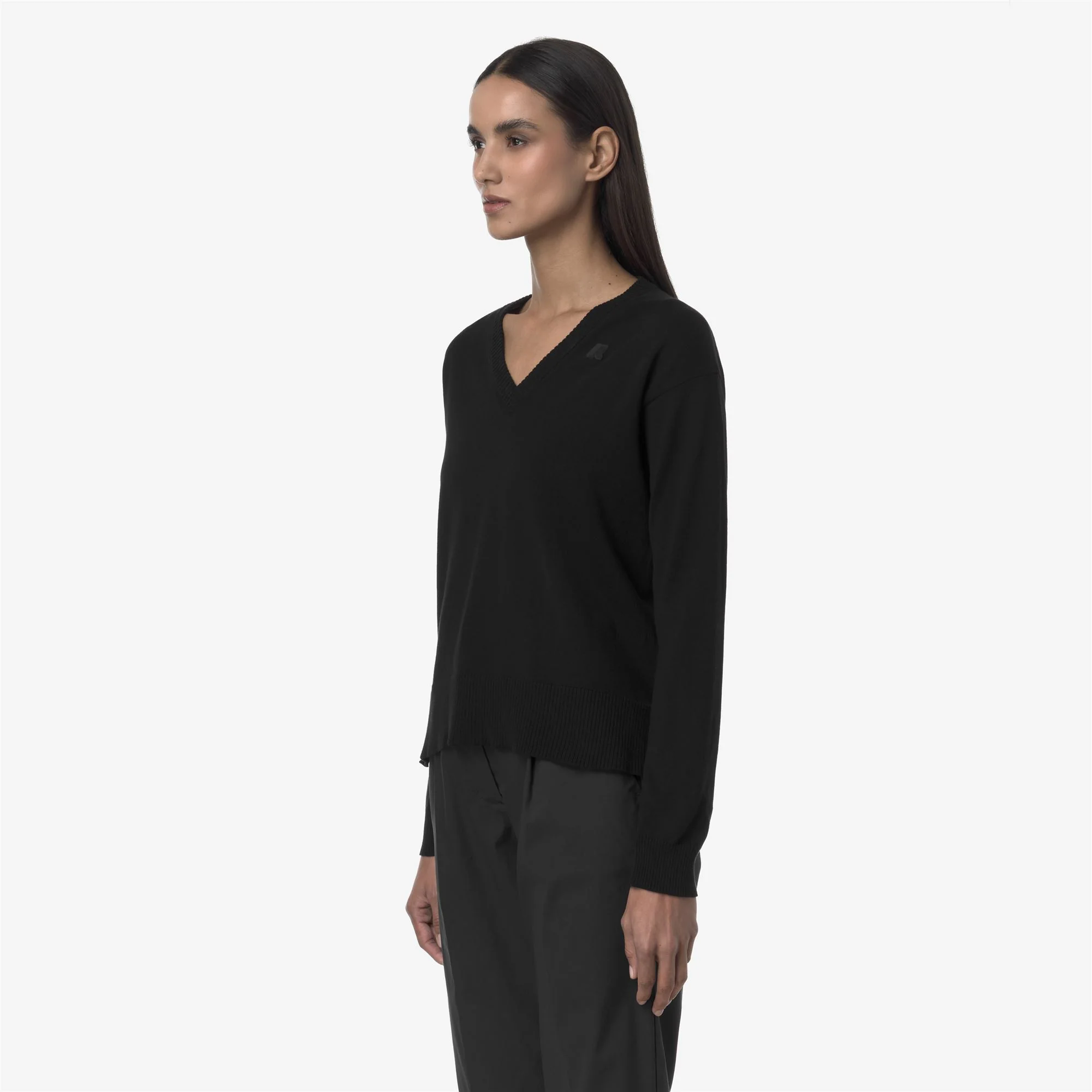 ADINE COTTON PS - KNITWEAR - Pull  Over - Woman - BLACK PURE - Image 4