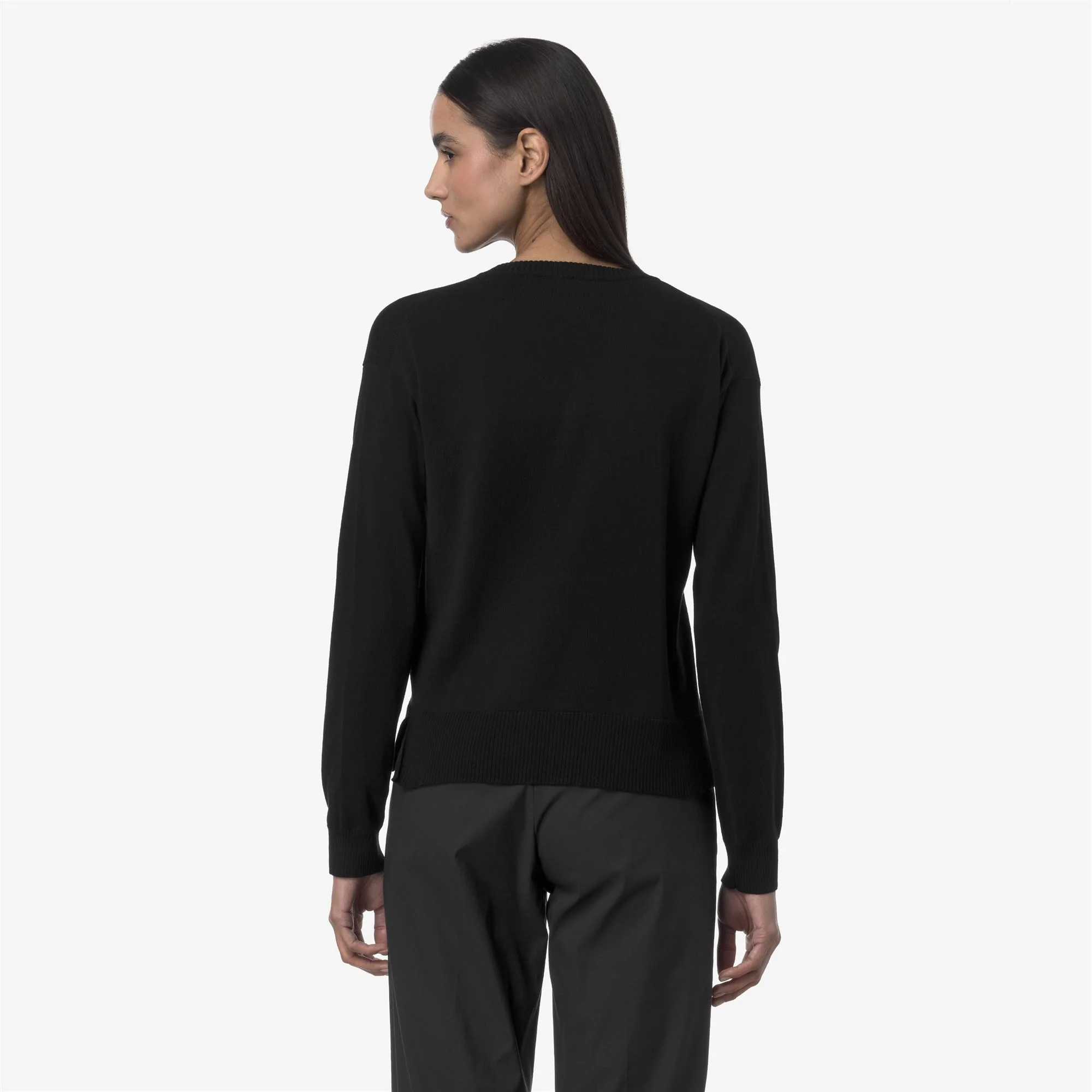 ADINE COTTON PS - KNITWEAR - Pull  Over - Woman - BLACK PURE - Image 5