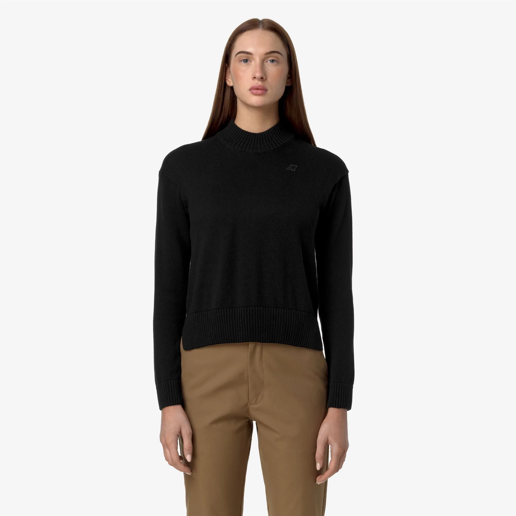 AGATA COTTON CASHMERE - KNITWEAR - Pull  Over - Woman - BLACK PURE - Image 3