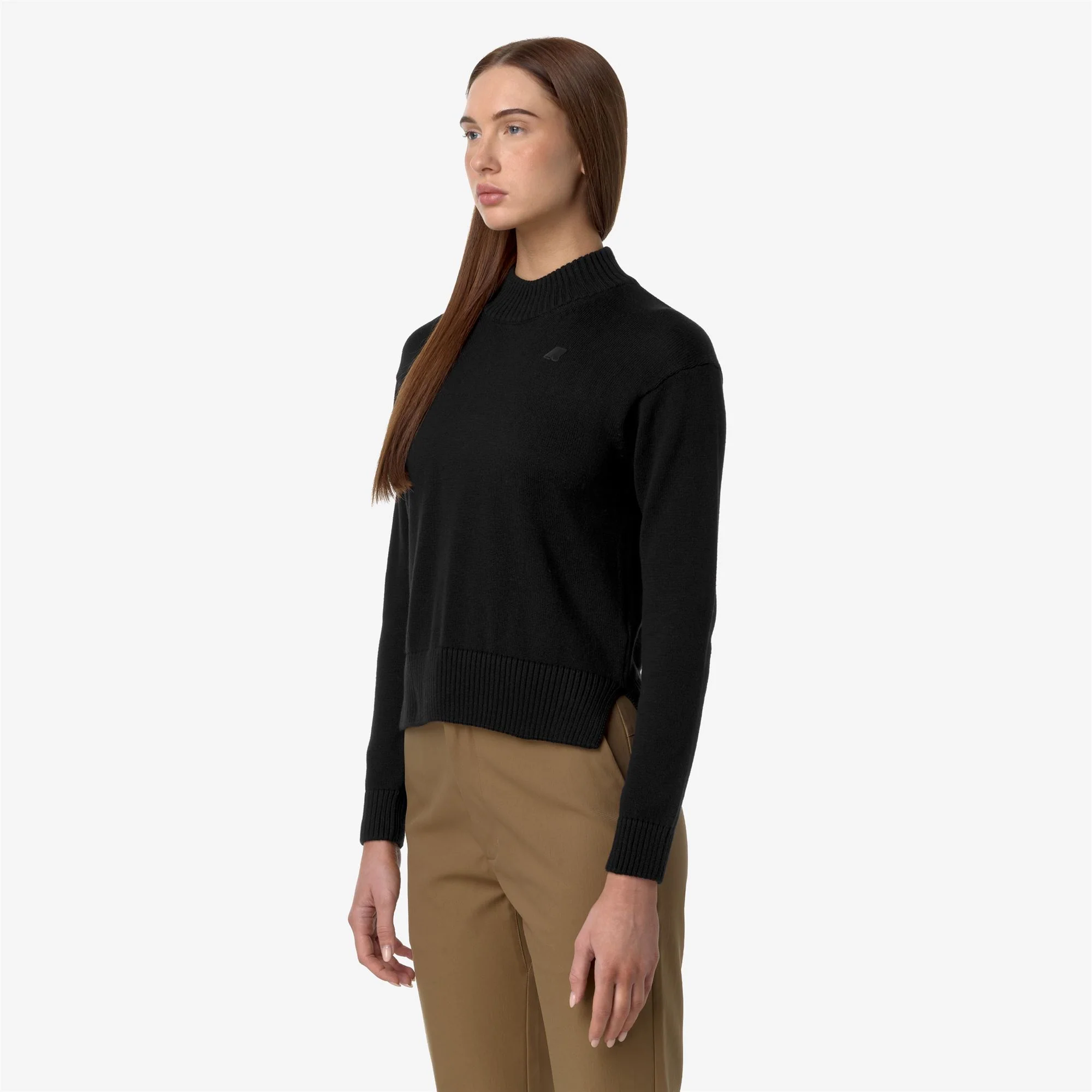AGATA COTTON CASHMERE - KNITWEAR - Pull  Over - Woman - BLACK PURE - Image 4