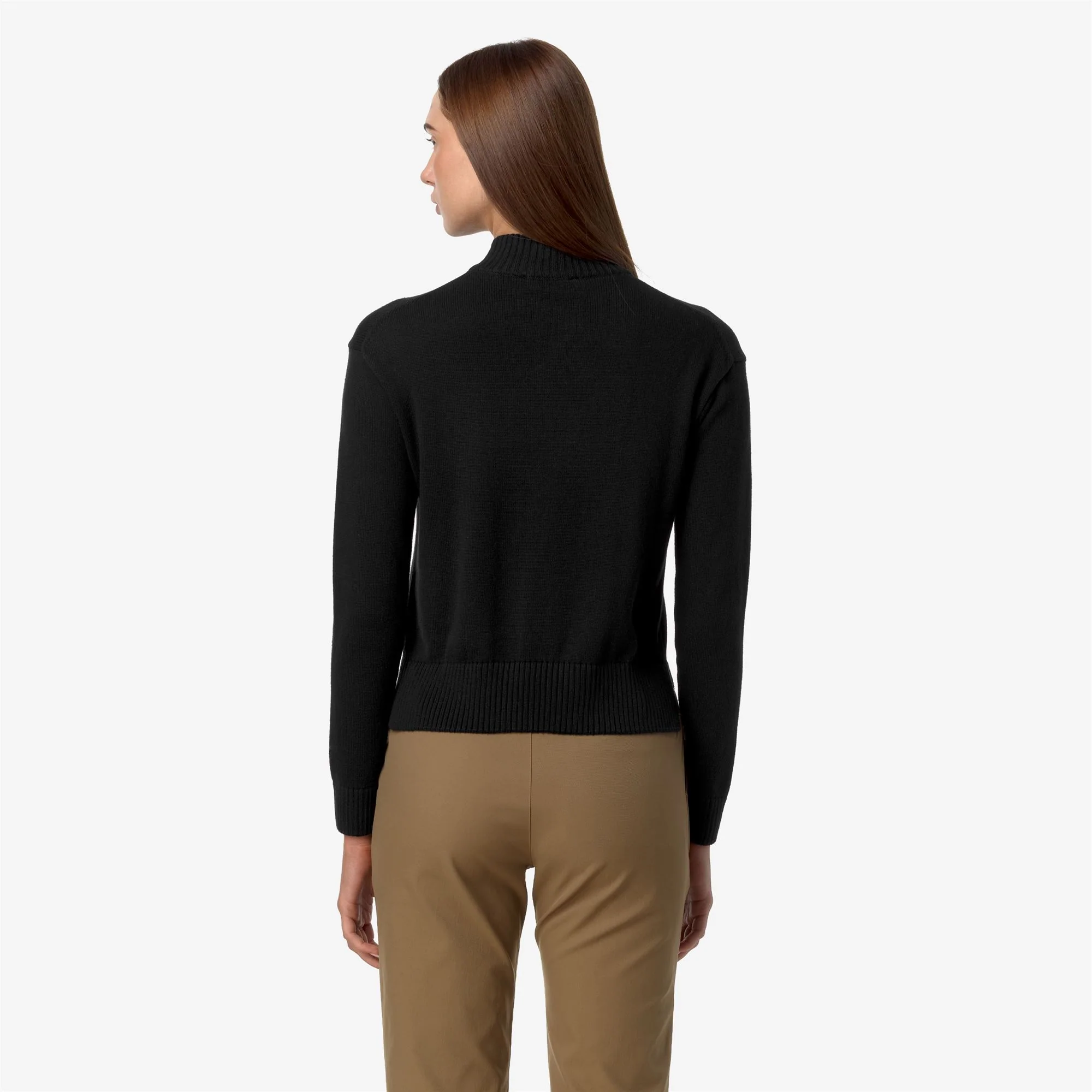 AGATA COTTON CASHMERE - KNITWEAR - Pull  Over - Woman - BLACK PURE - Image 5