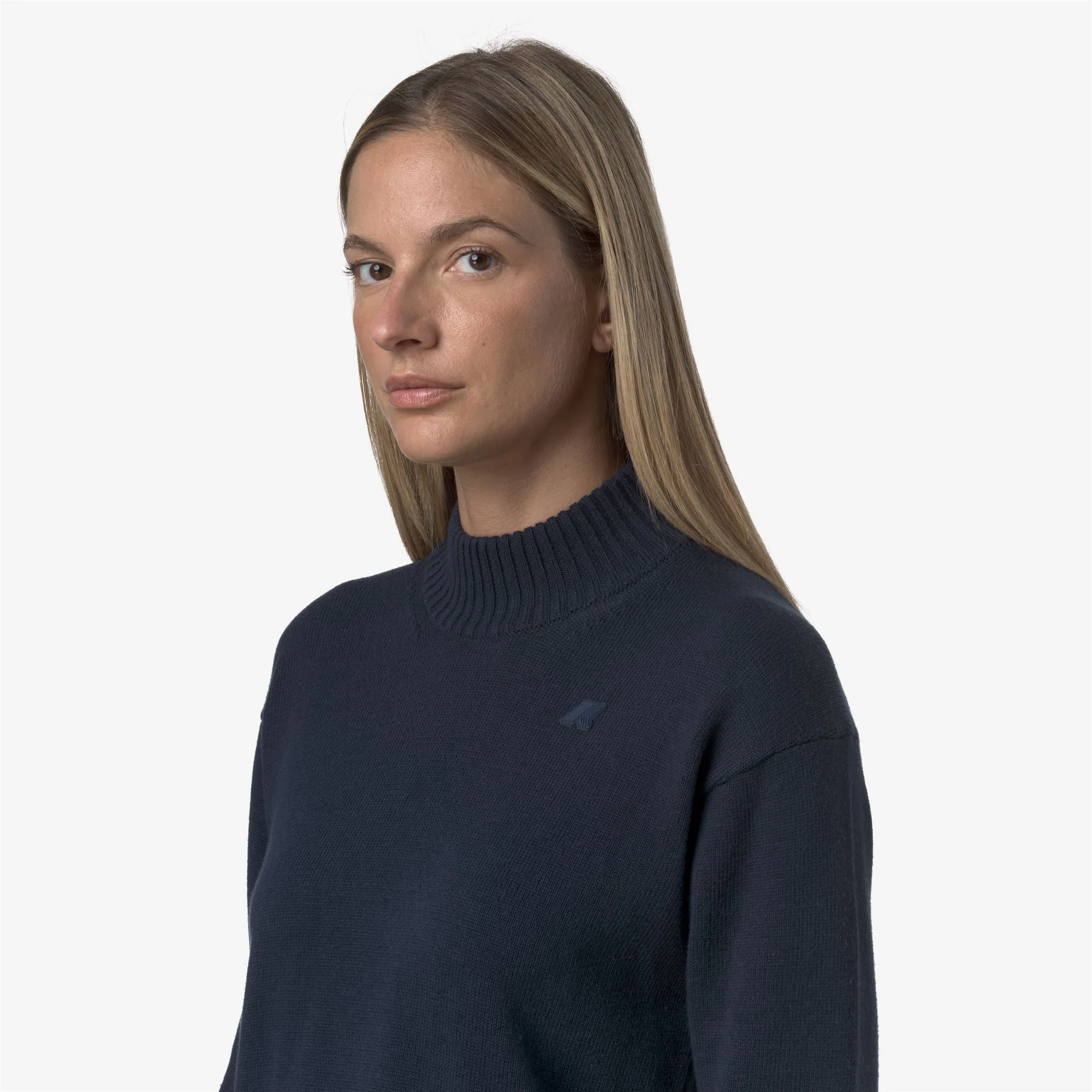 AGATA COTTON CASHMERE - KNITWEAR - Pull  Over - Woman - BLUE DRESS - Image 2