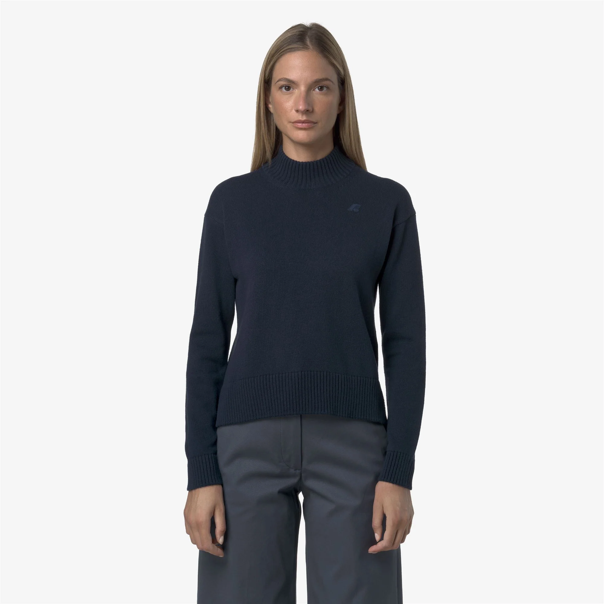 AGATA COTTON CASHMERE - KNITWEAR - Pull  Over - Woman - BLUE DRESS - Image 3