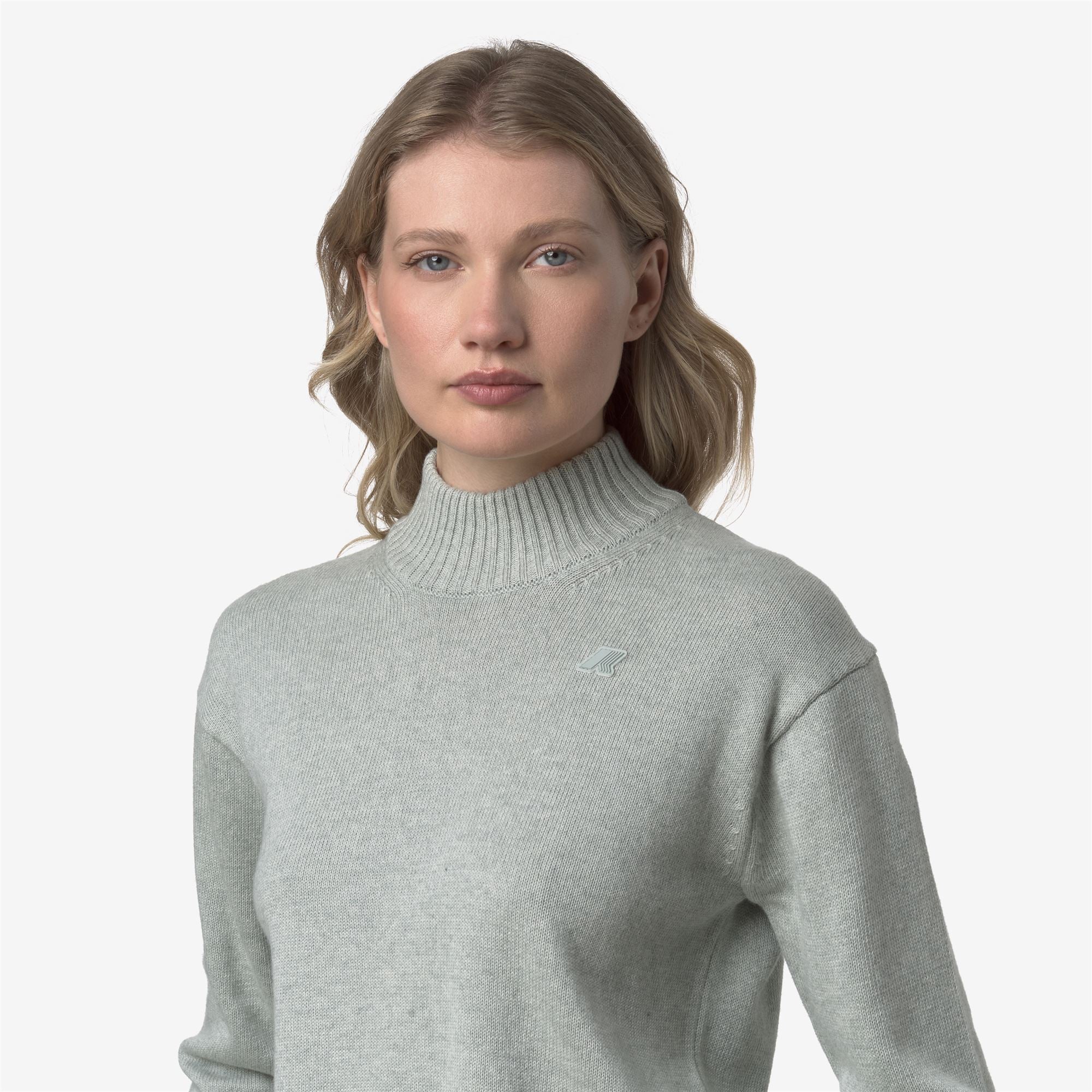 AGATA COTTON CASHMERE - KNITWEAR - Pull  Over - Woman - GREY GREY MEL - Image 2