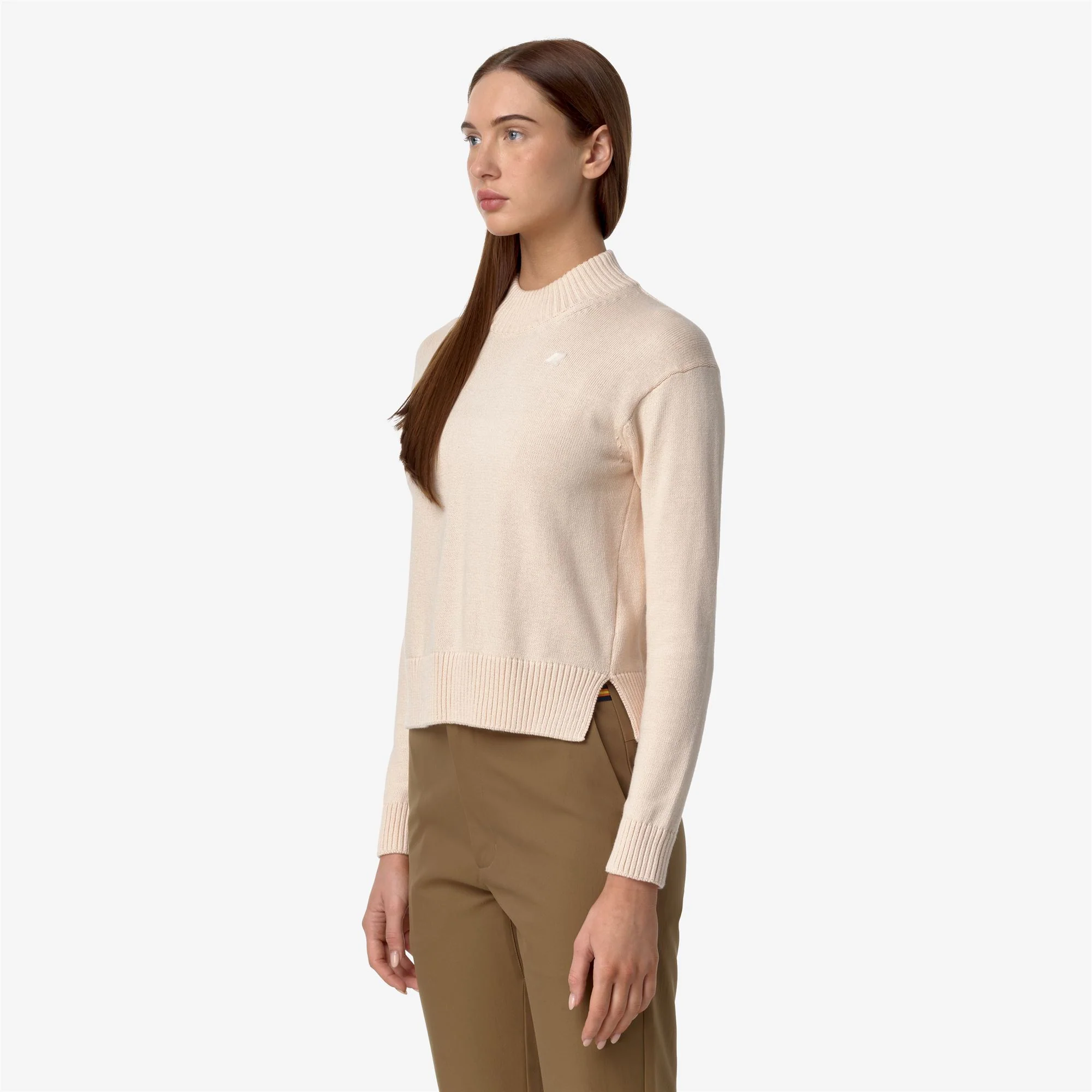 AGATA COTTON CASHMERE - KNITWEAR - Pull  Over - Woman - PINK DIRTY - Image 4