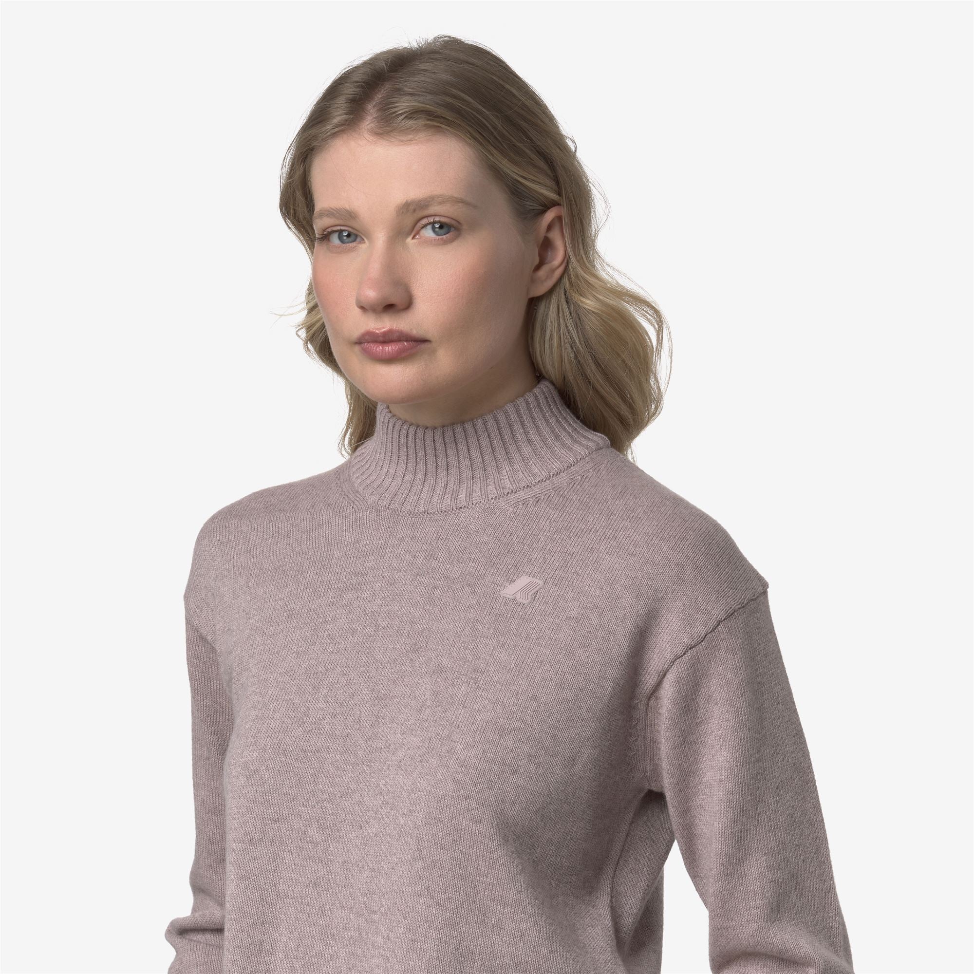 AGATA COTTON CASHMERE - KNITWEAR - Pull  Over - Woman - PINK FAWN MEL - Image 2