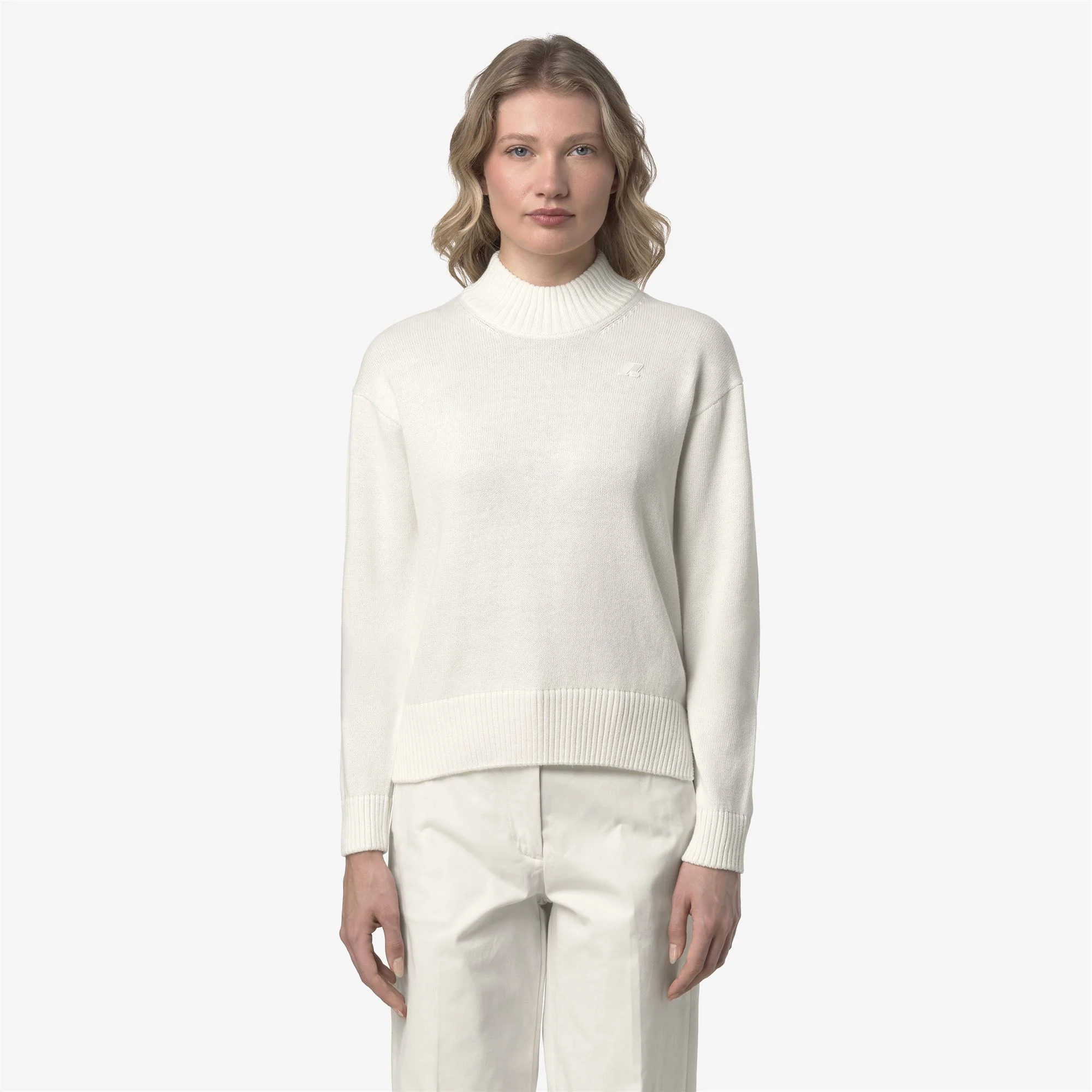 AGATA COTTON CASHMERE - KNITWEAR - Pull  Over - Woman - WHITE GARDENIA - Image 3