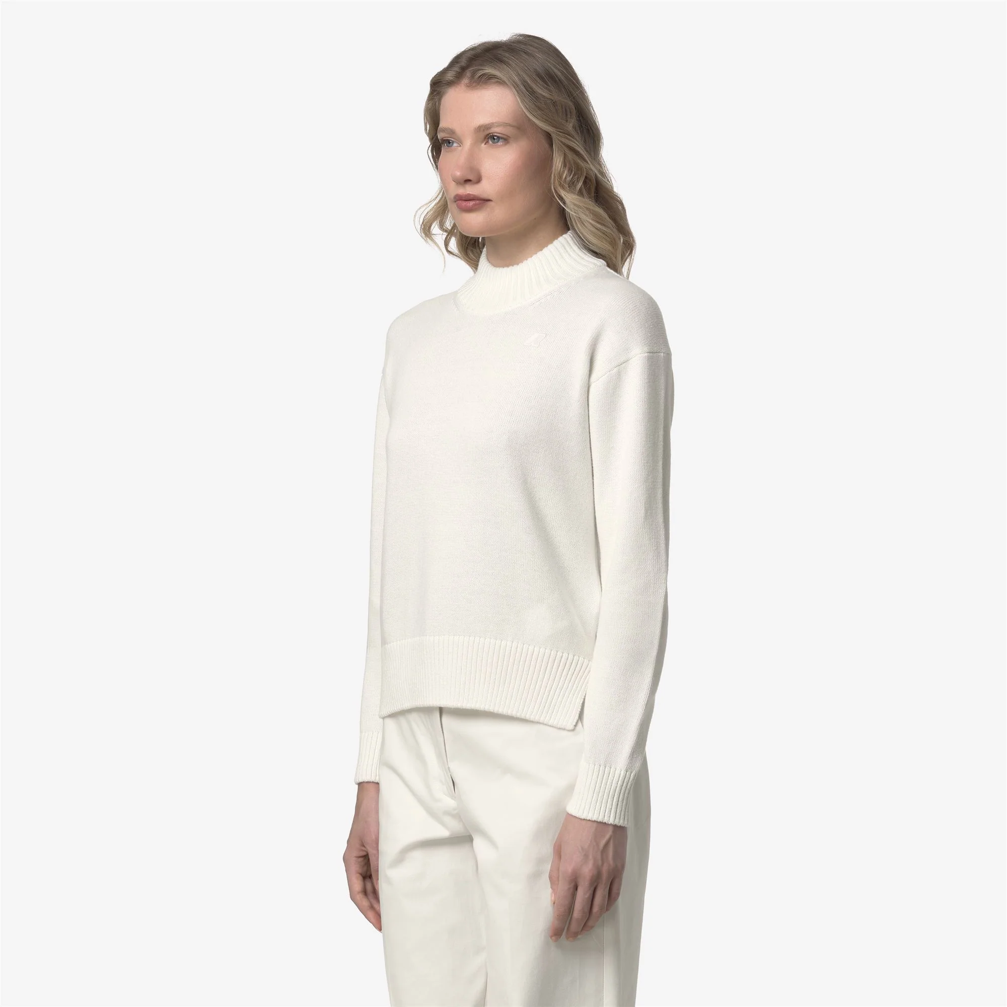 AGATA COTTON CASHMERE - KNITWEAR - Pull  Over - Woman - WHITE GARDENIA - Image 4