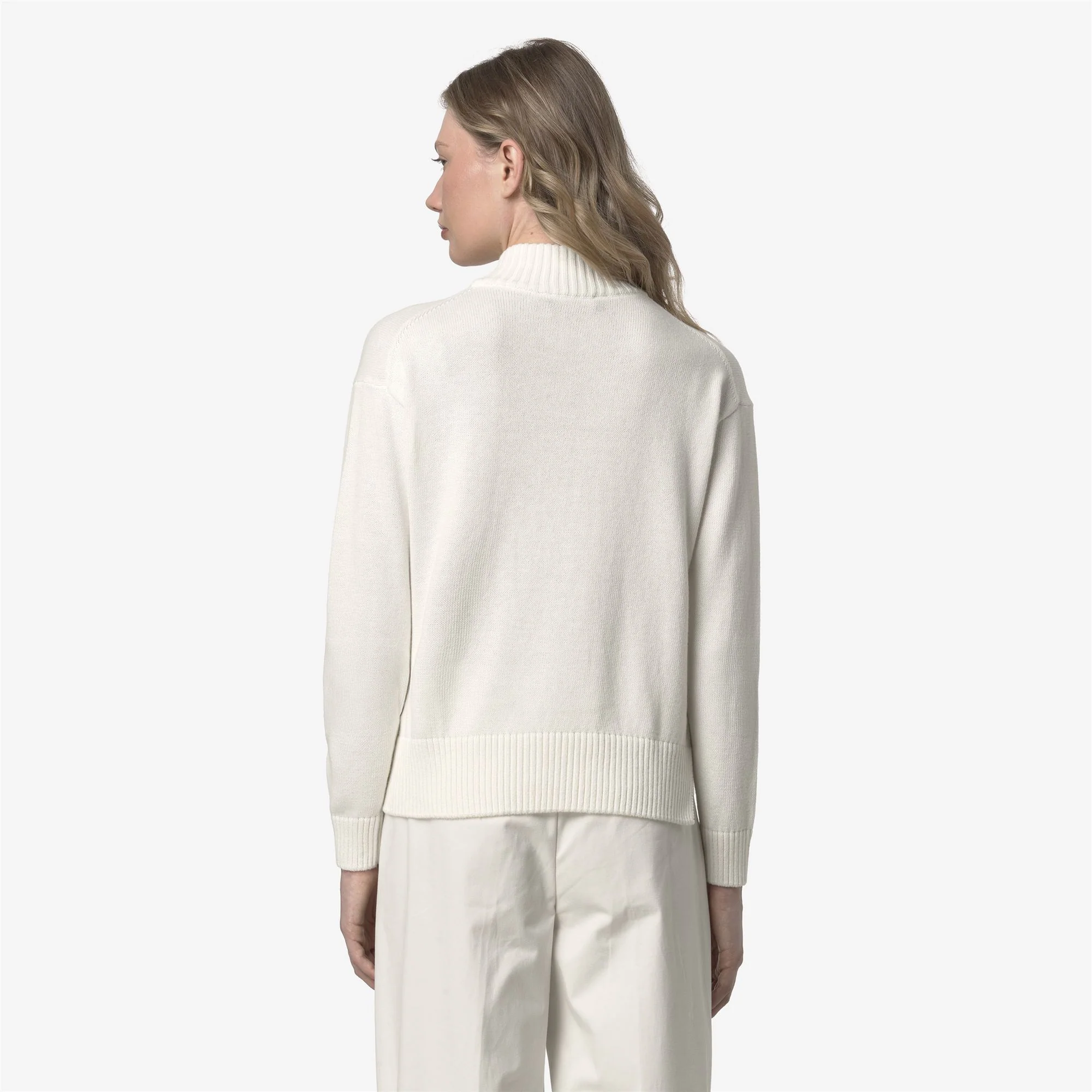 AGATA COTTON CASHMERE - KNITWEAR - Pull  Over - Woman - WHITE GARDENIA - Image 5