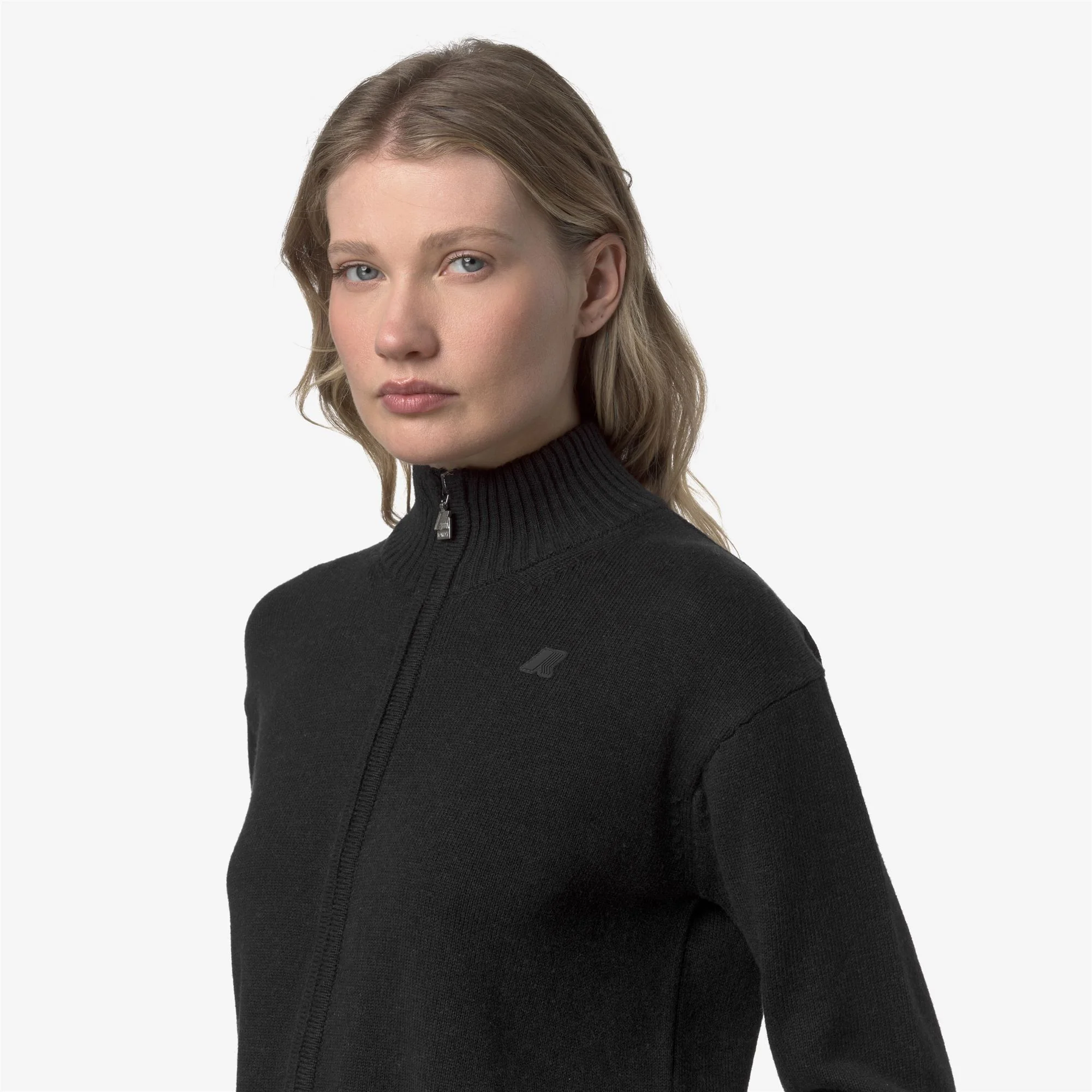BETINNE COTTON CASHMERE - KNITWEAR - Jacket - Woman - BLACK MEL - Image 2