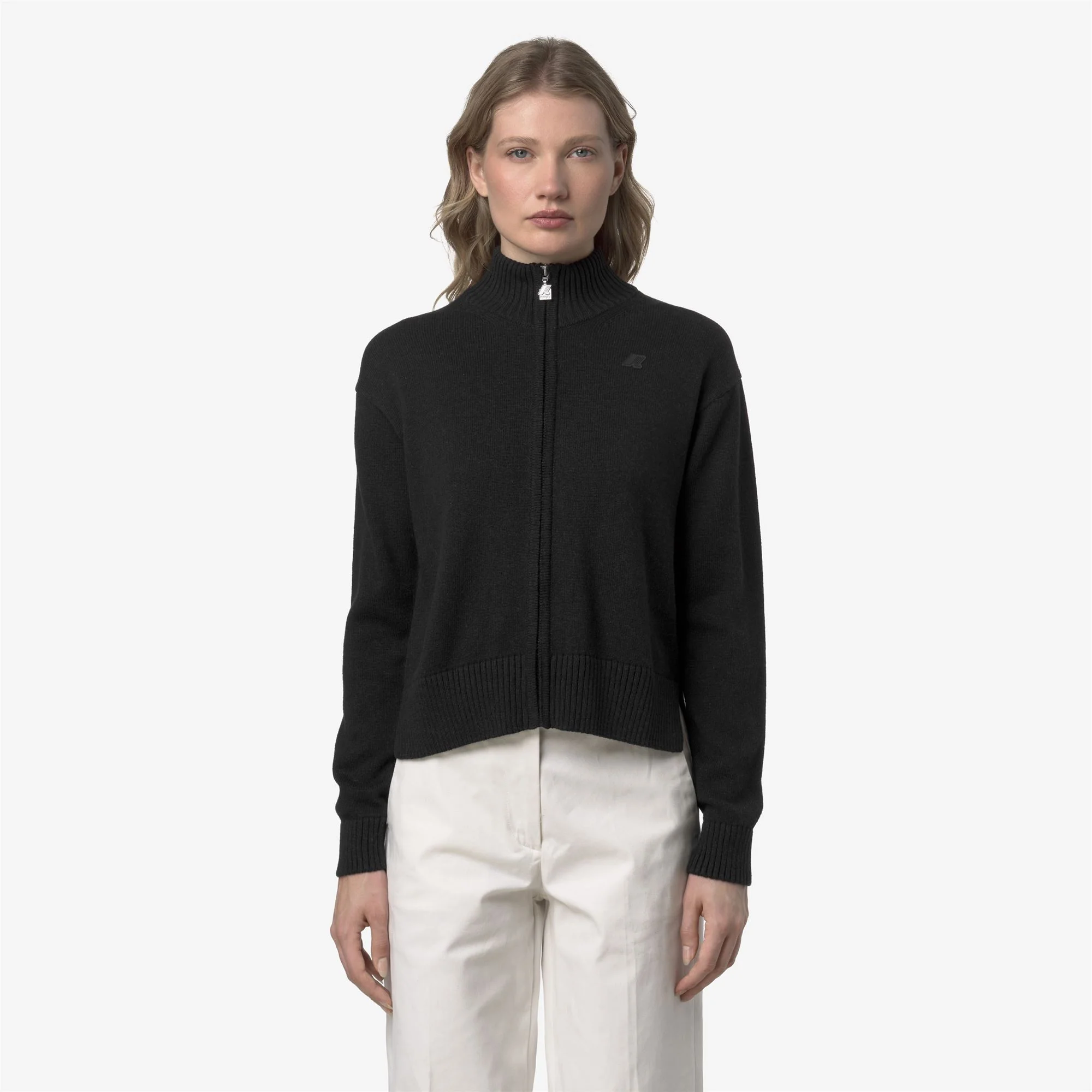 BETINNE COTTON CASHMERE - KNITWEAR - Jacket - Woman - BLACK MEL - Image 3