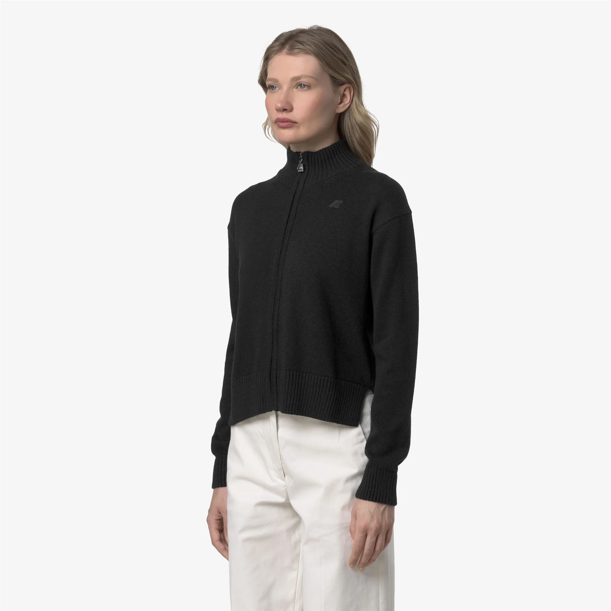 BETINNE COTTON CASHMERE - KNITWEAR - Jacket - Woman - BLACK MEL - Image 4