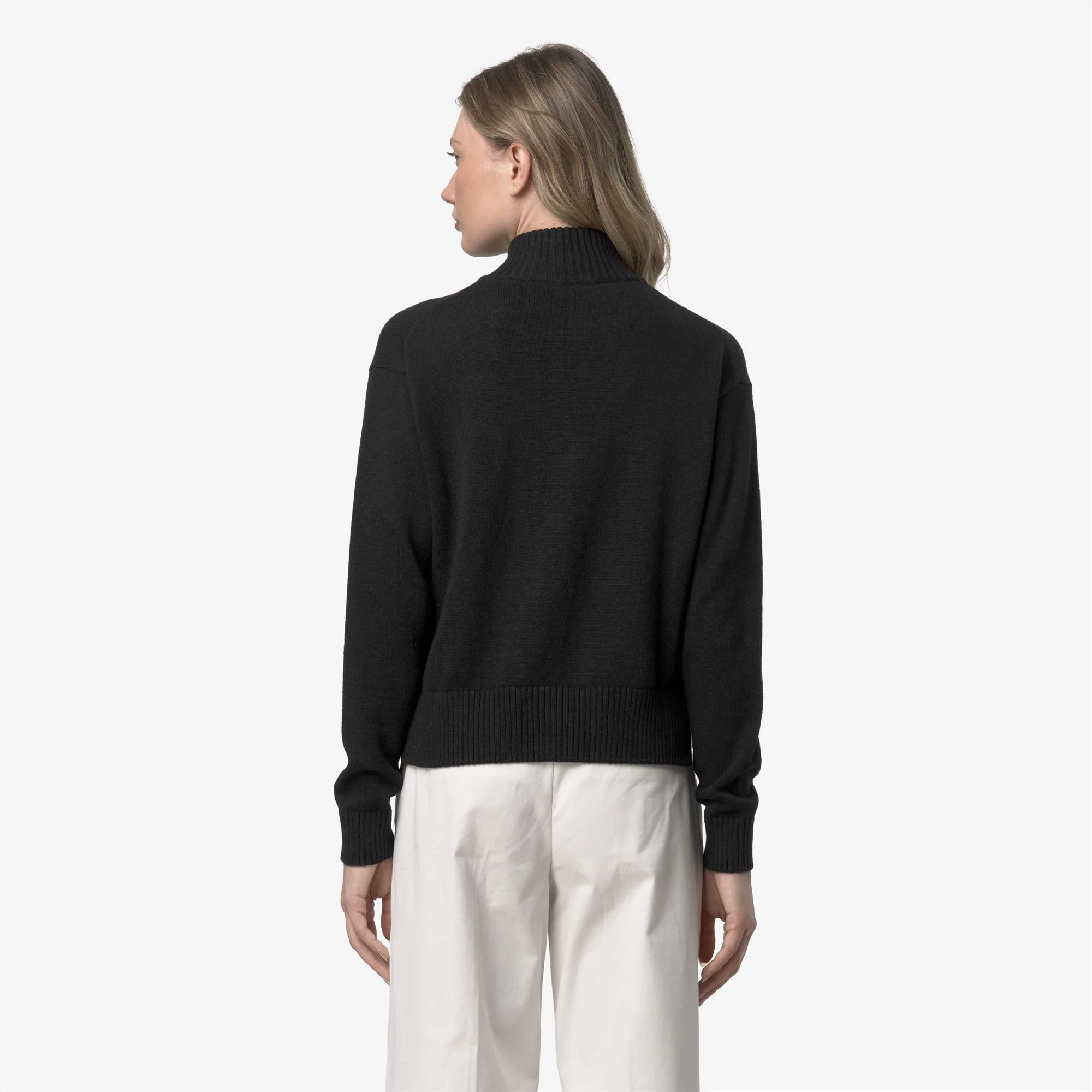BETINNE COTTON CASHMERE - KNITWEAR - Jacket - Woman - BLACK MEL - Image 5