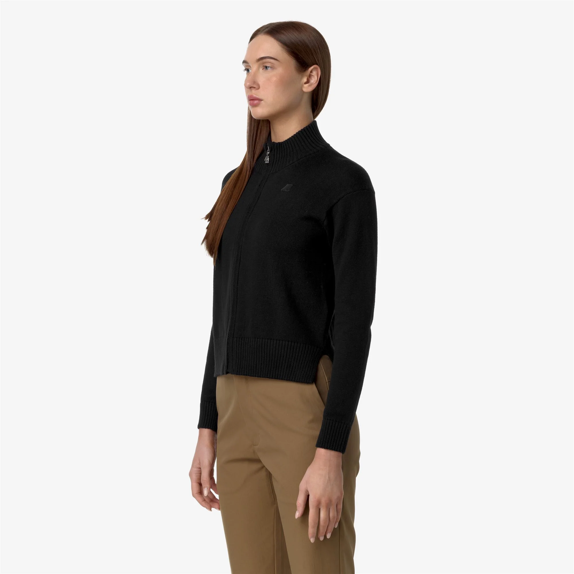 BETINNE COTTON CASHMERE - KNITWEAR - Jacket - Woman - BLACK PURE - Image 4